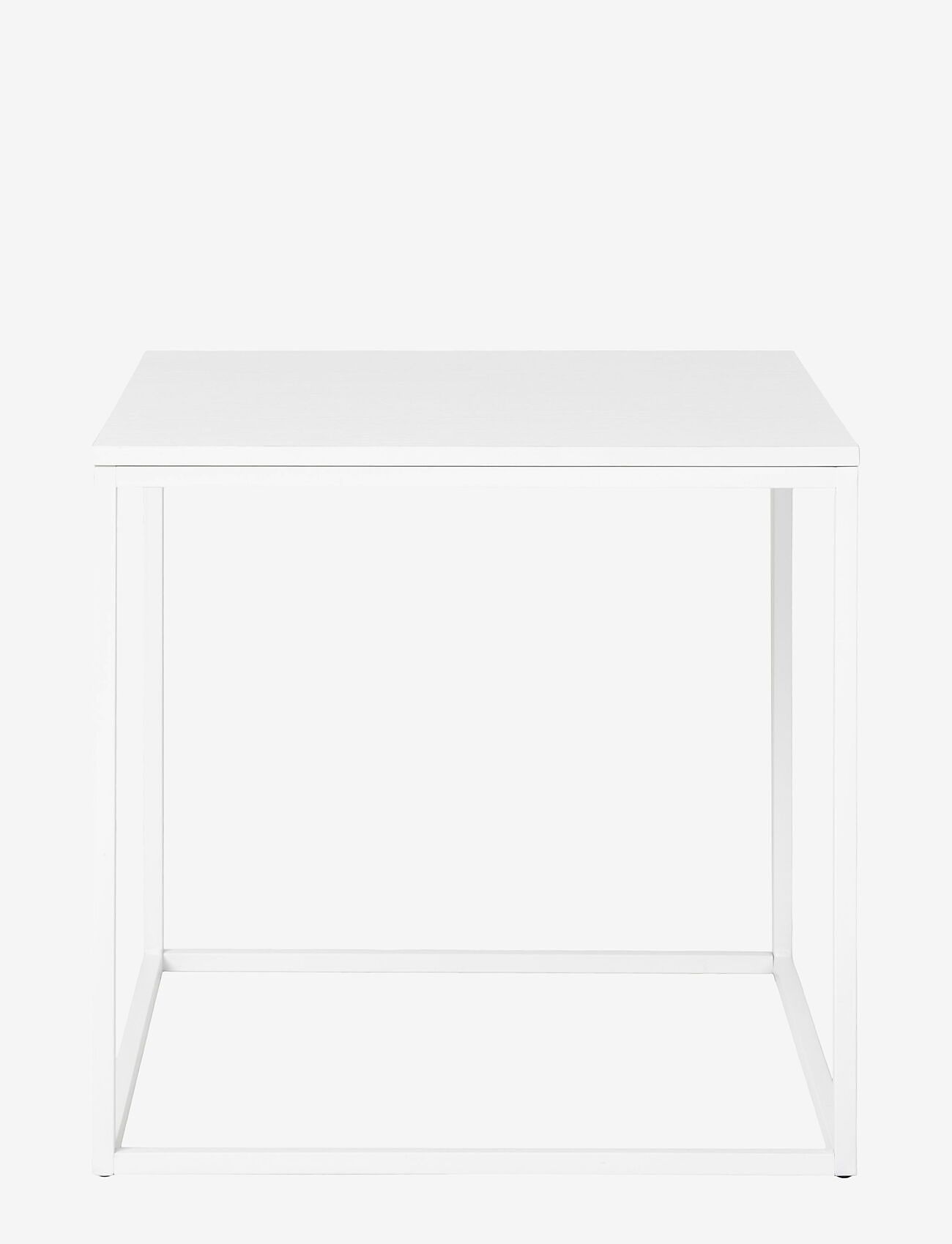 House Nordic - Rasa - Side table, white, white frame 45x45x45 cm - köp efter pris - white - 1