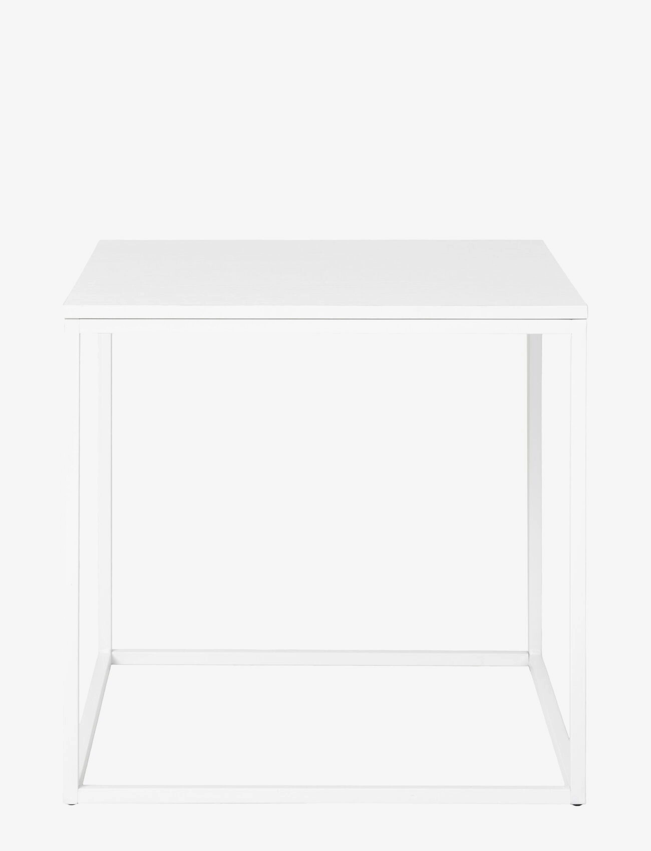 House Nordic - Rasa - Side table, white, white frame 45x45x45 cm - sivupöydät ja pienet pöydät - white - 2