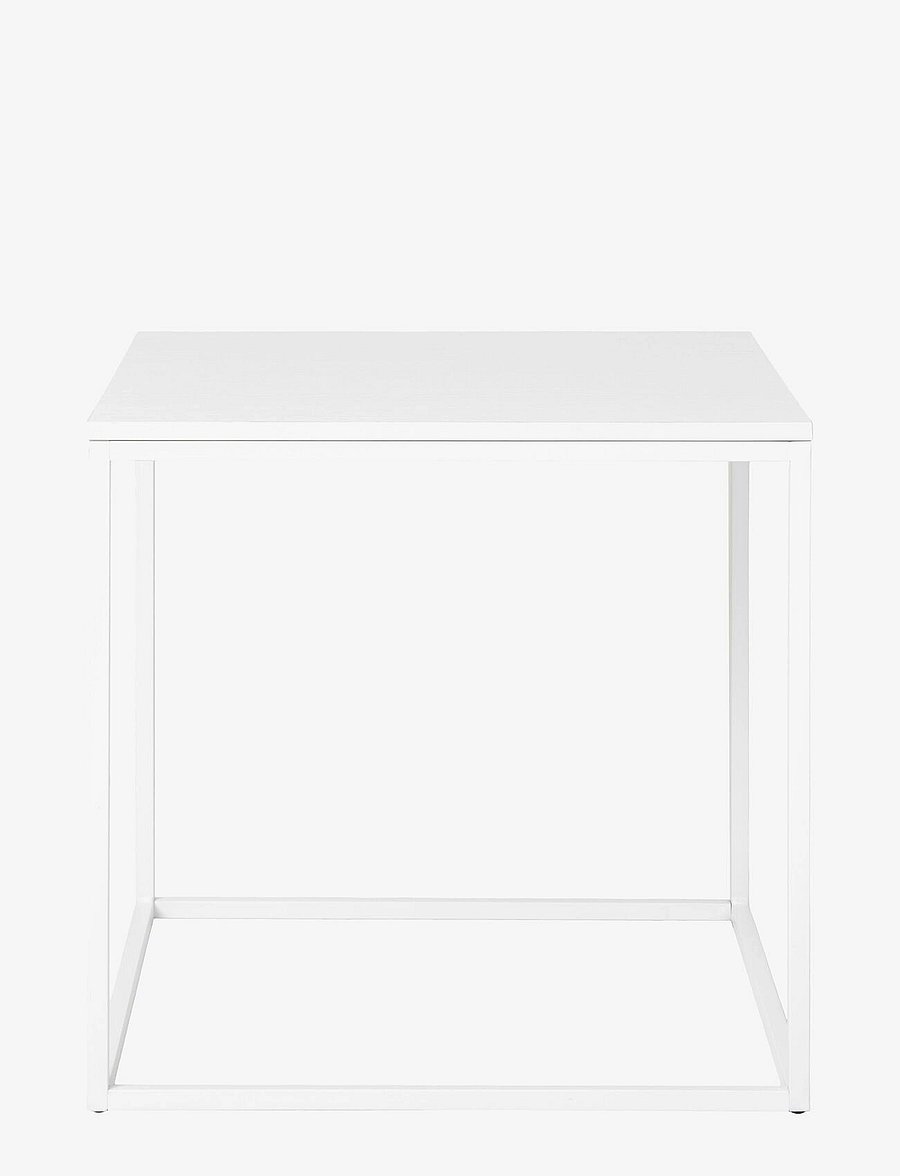 House Nordic - Rasa - Side table, white, white frame 45x45x45 cm - beistelltische & kleine tische - white - 2