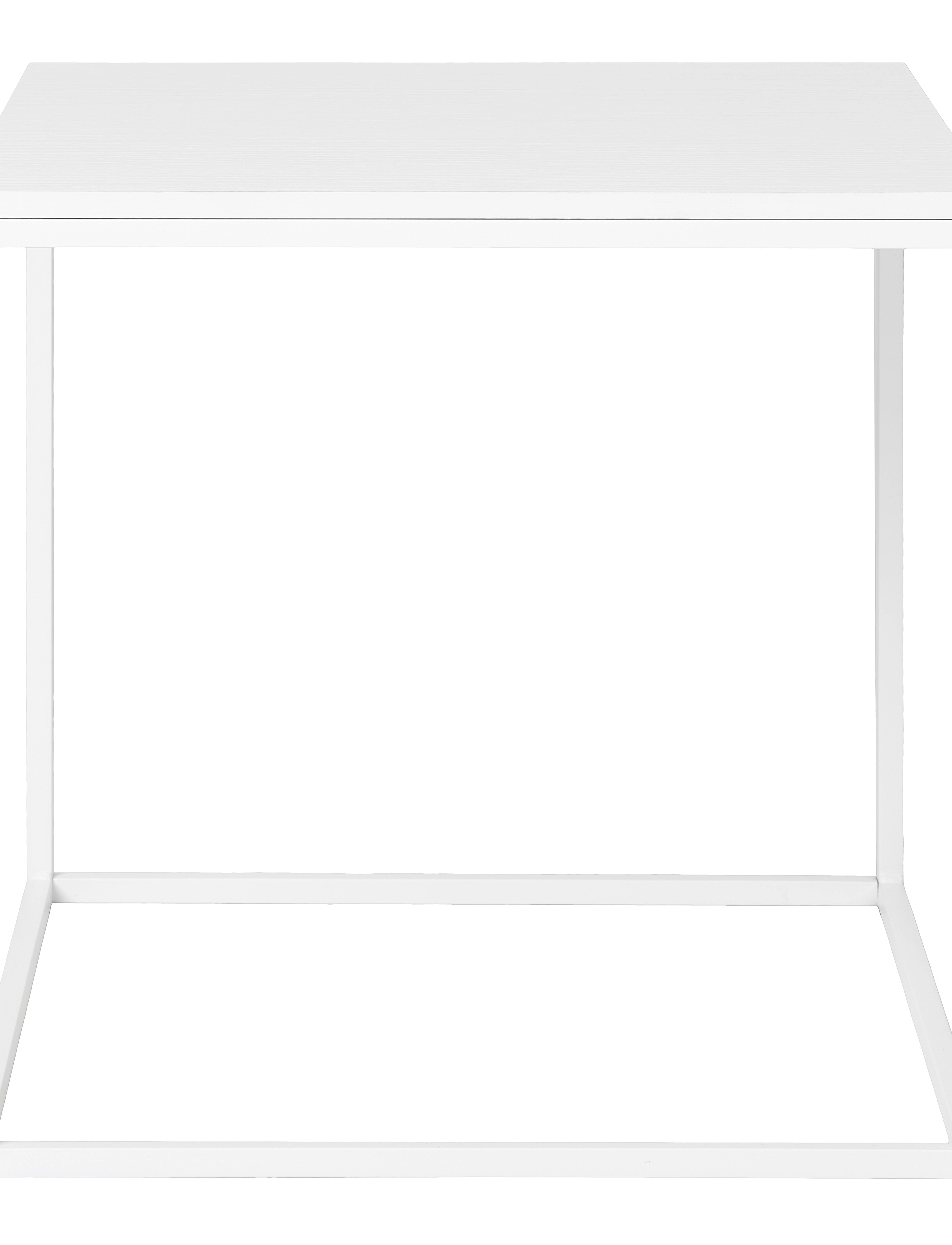 House Nordic - Rasa - Side table, white, white frame 45x45x45 cm - sivupöydät ja pienet pöydät - white - 3