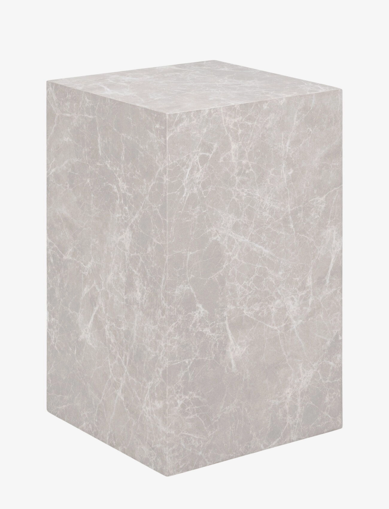 House Nordic Sia Side Table, Marble Look, 30X30X50 cm, Tables, Grau - Coffee Homeware