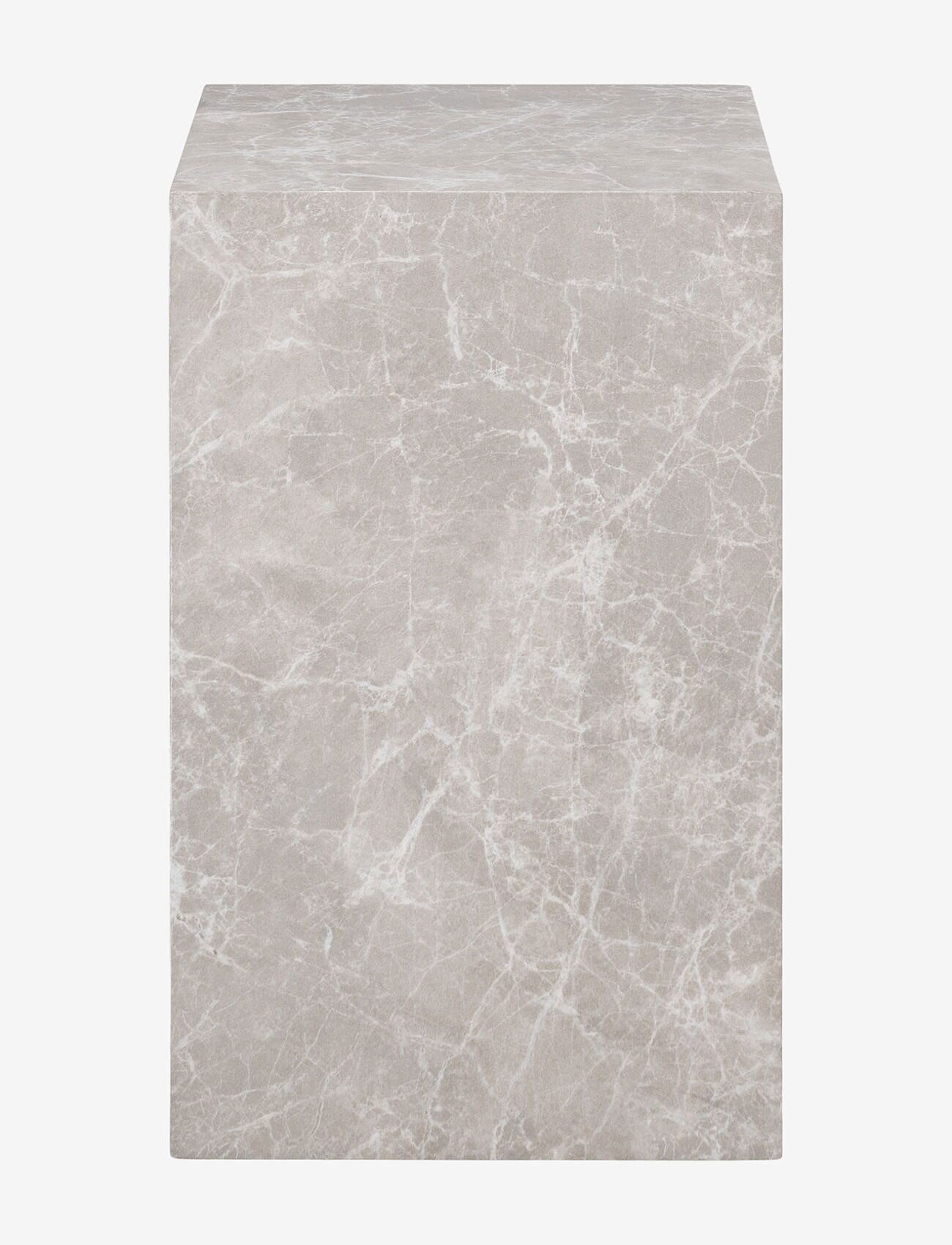 House Nordic - Sia - Side Table, marble look, beige, 30x30x50 cm - couchtische - marble - 2