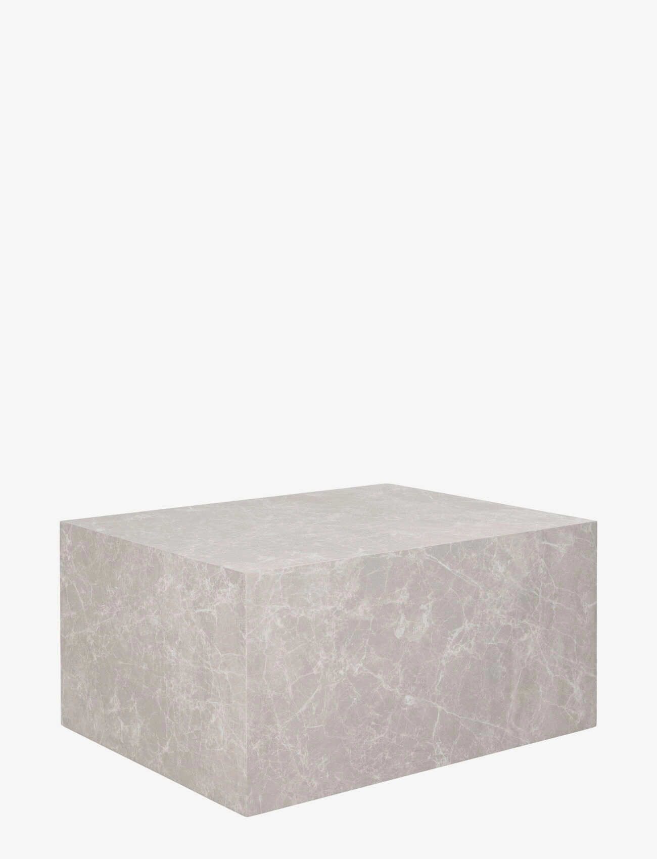 House Nordic Sia Coffee Table, Marble Look, Beige, 60X80X40 Cm, Sofabord, Grå, Str: ONE SIZE