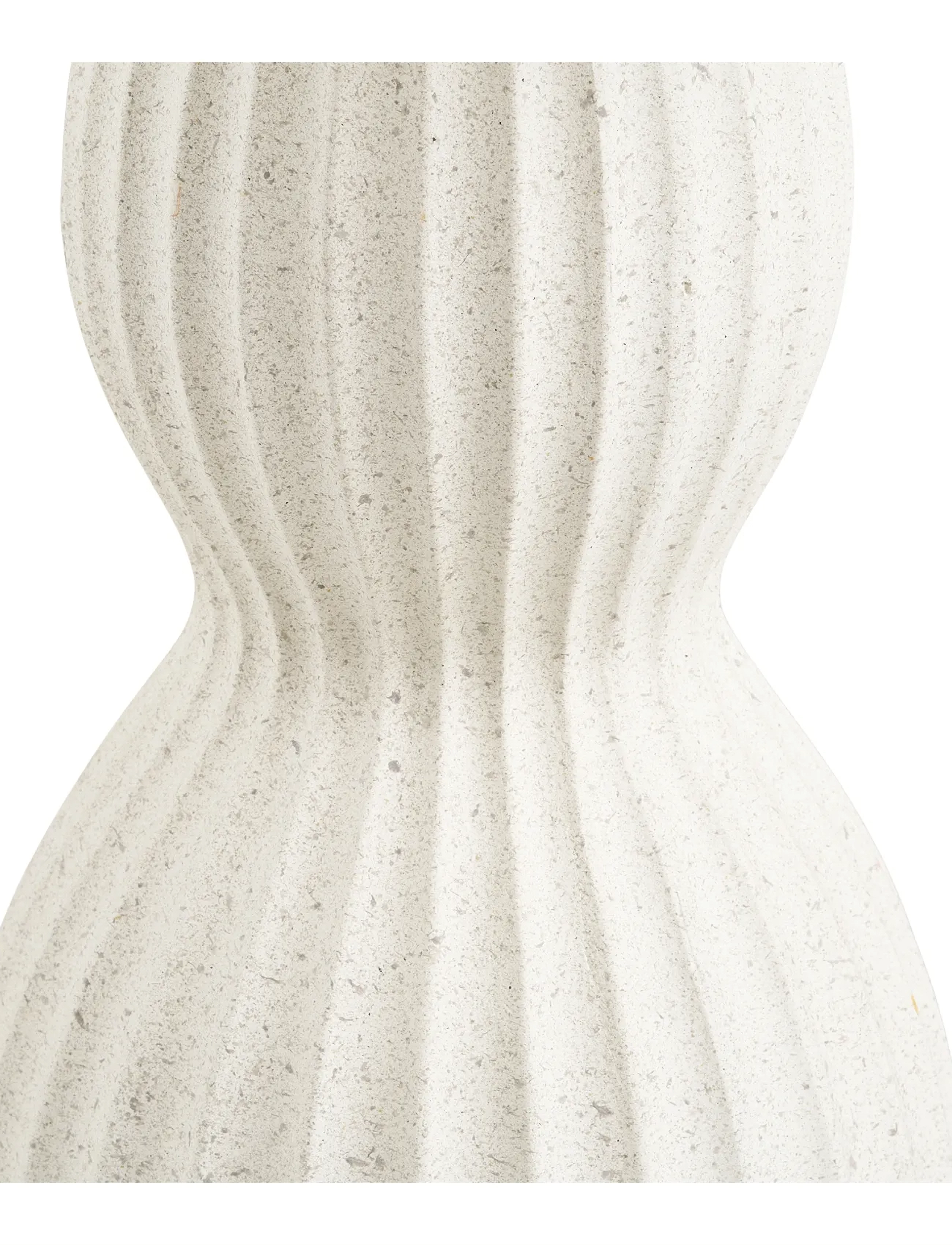 House Nordic - Fie - Side table, fiberclay, white, ø40x55 cm - white - 4