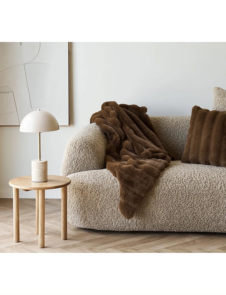 House Nordic - Edda - Side table, oak, natural, ø40X40cm - küljelauad ja väikesed lauad - natural - 3