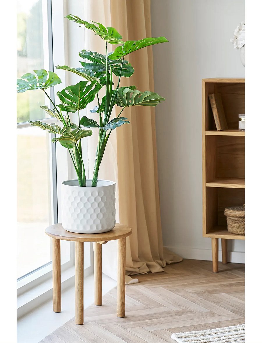 House Nordic - Edda - Side table, oak, natural, ø40X40cm - küljelauad ja väikesed lauad - natural - 4