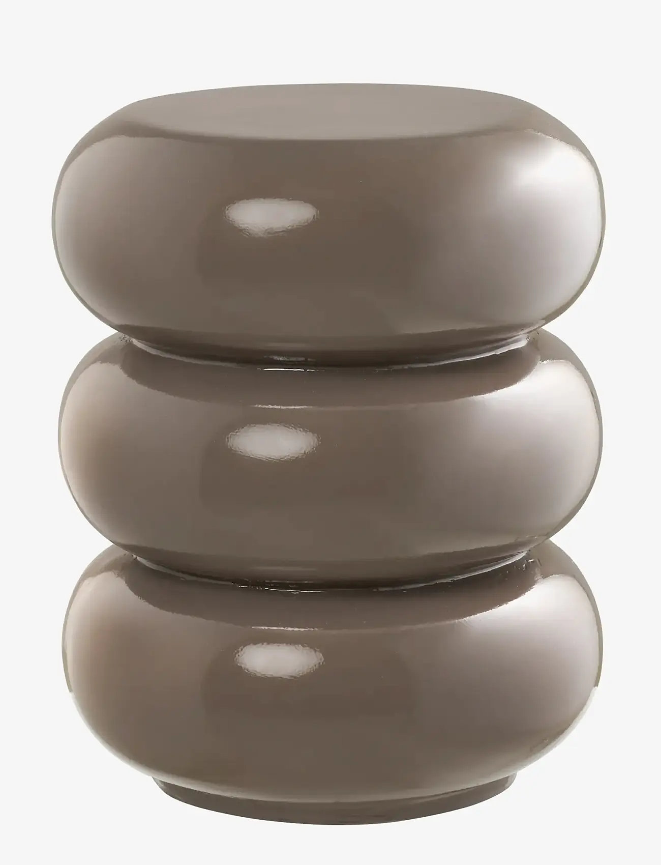 House Nordic - Gro - Side table, fiberglass, brown, ø35,5x44 cm - beistelltische & kleine tische - brown - 0