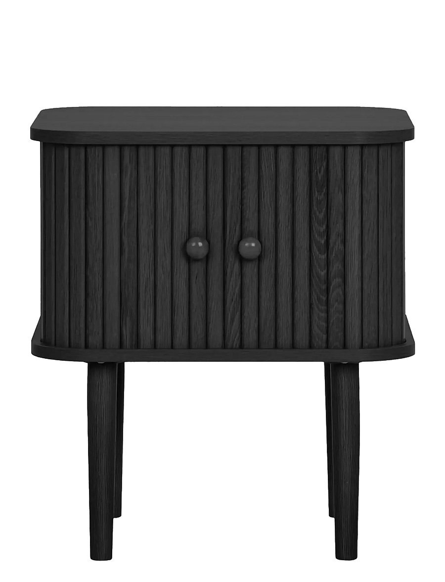 House Nordic - Tokyo - Side table, 2 doors - beistelltische & kleine tische - black - 1