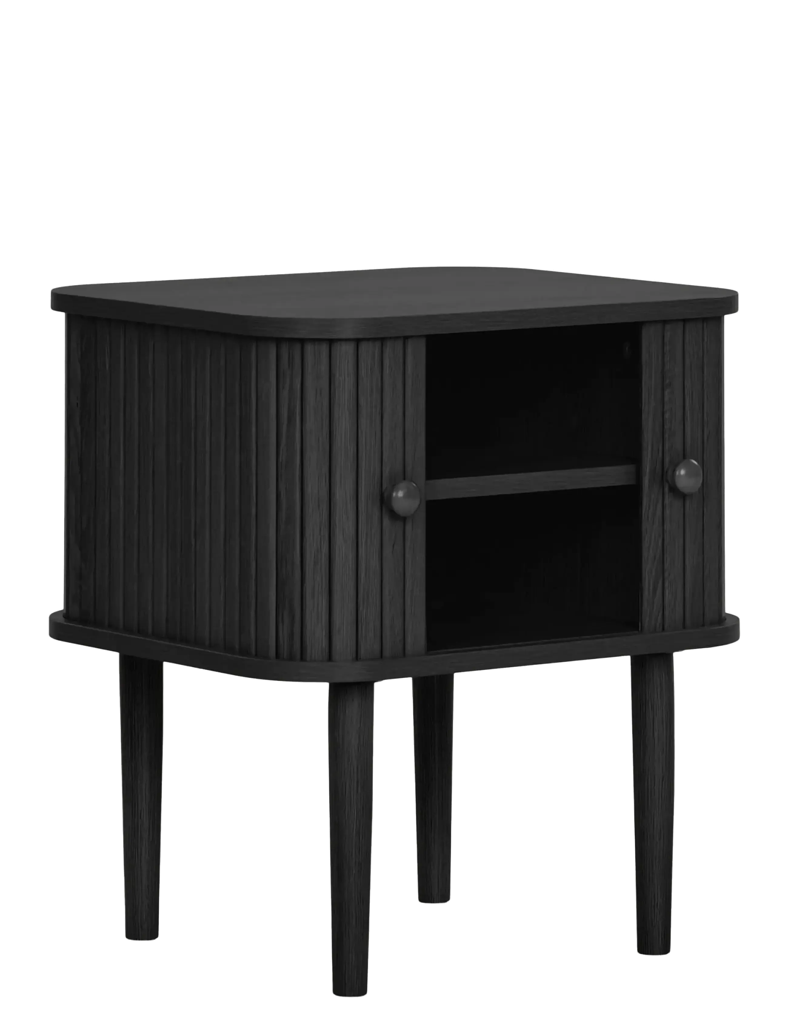 House Nordic - Tokyo - Side table, 2 doors - sideborde og små borde - black - 2