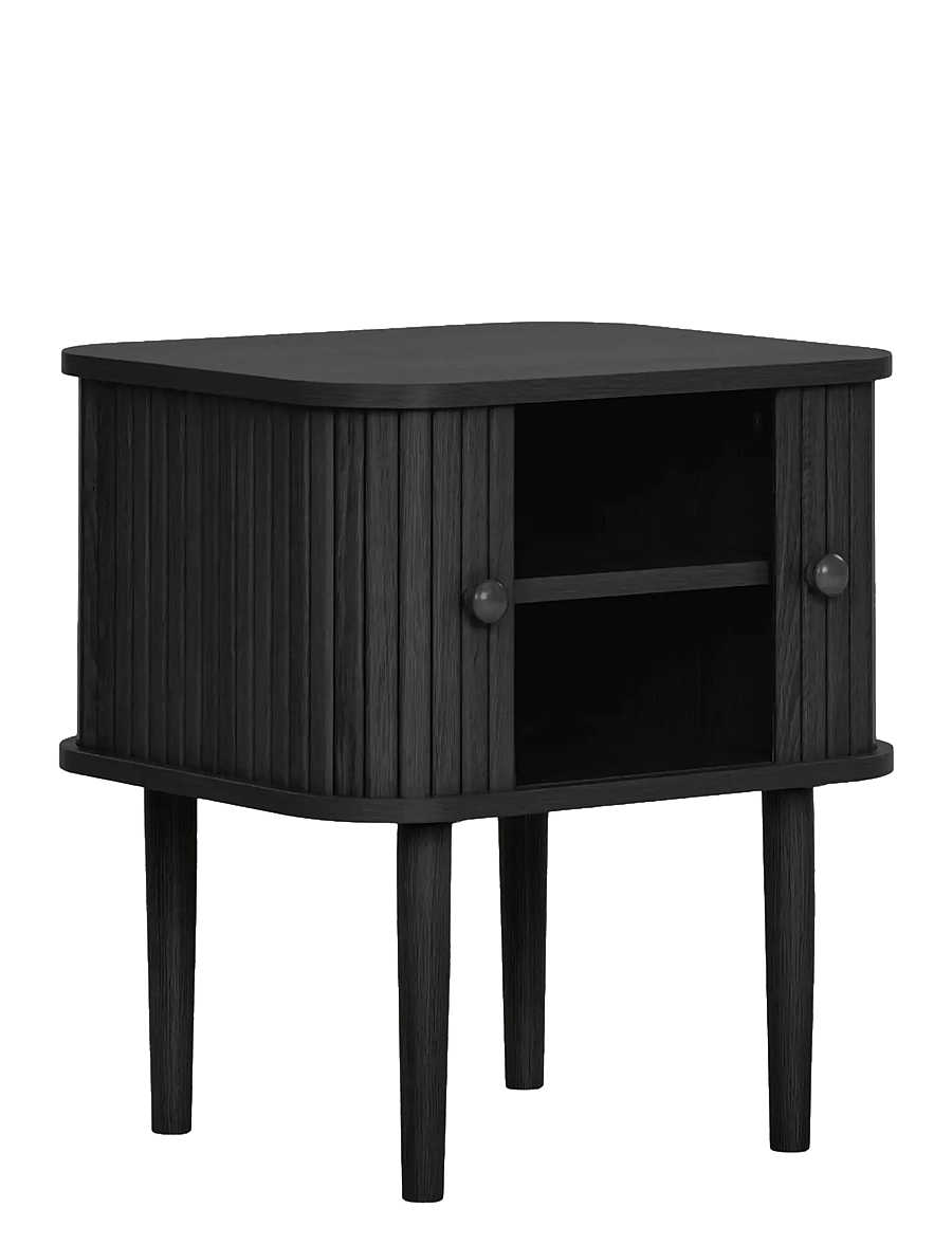 House Nordic - Tokyo - Side table, 2 doors - beistelltische & kleine tische - black - 2