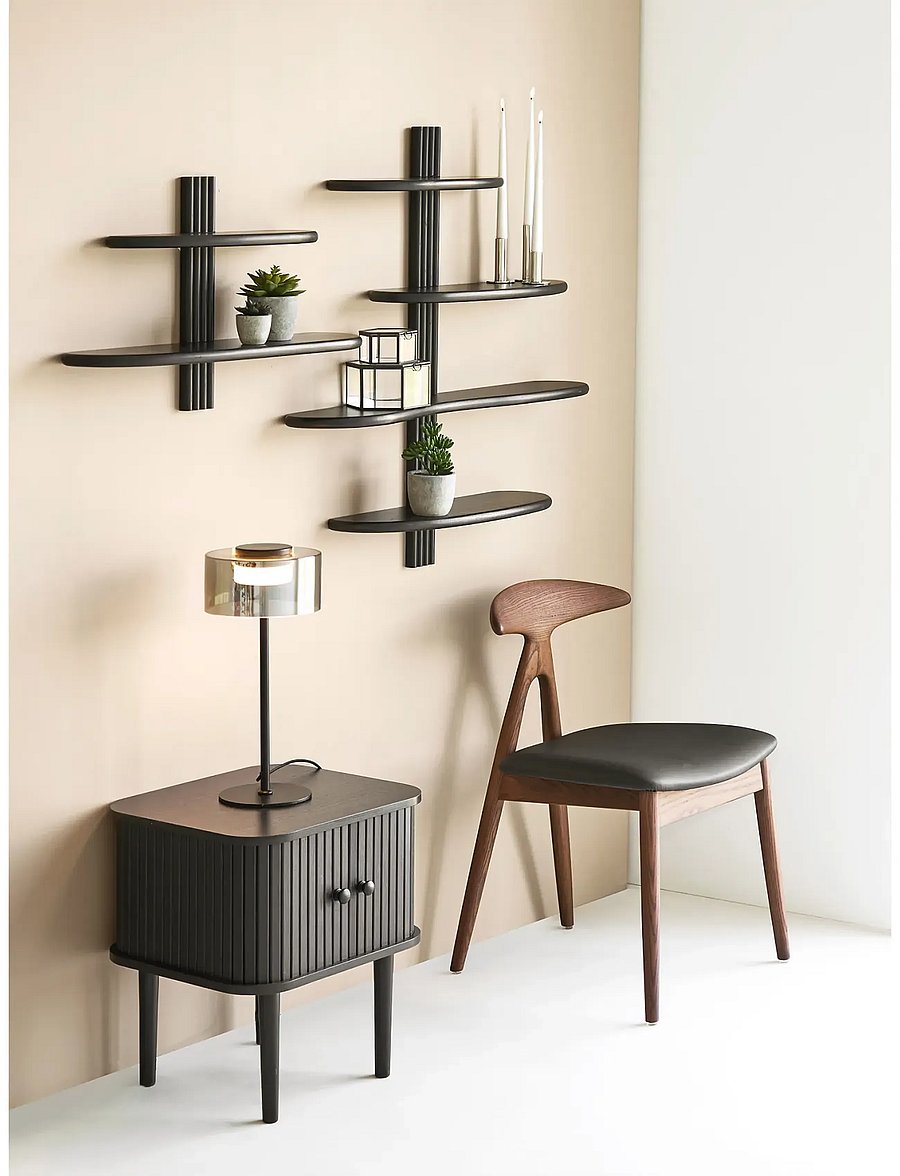 House Nordic - Tokyo - Side table, 2 doors - beistelltische & kleine tische - black - 5