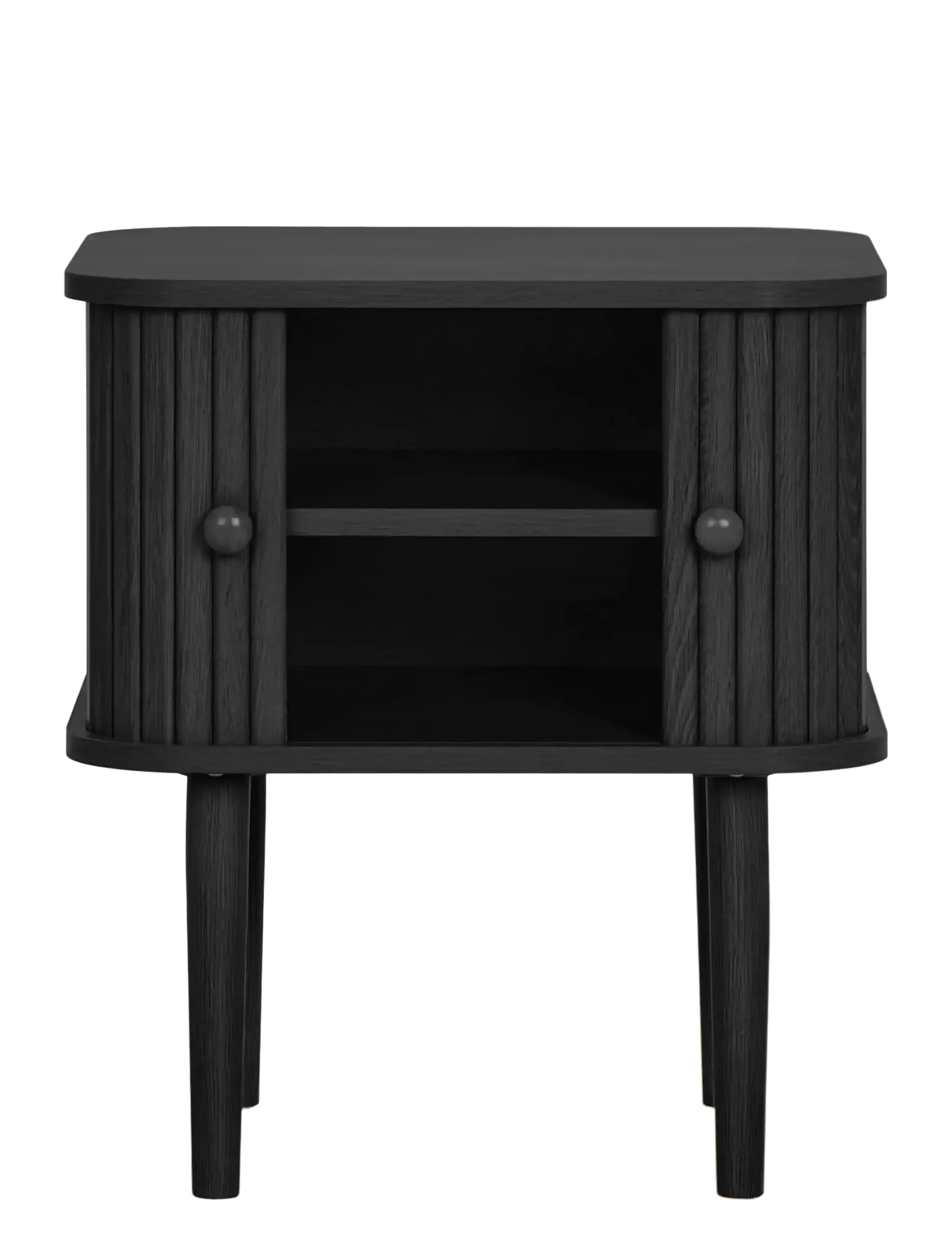 House Nordic - Tokyo - Side table, 2 doors - sideborde og små borde - black - 3
