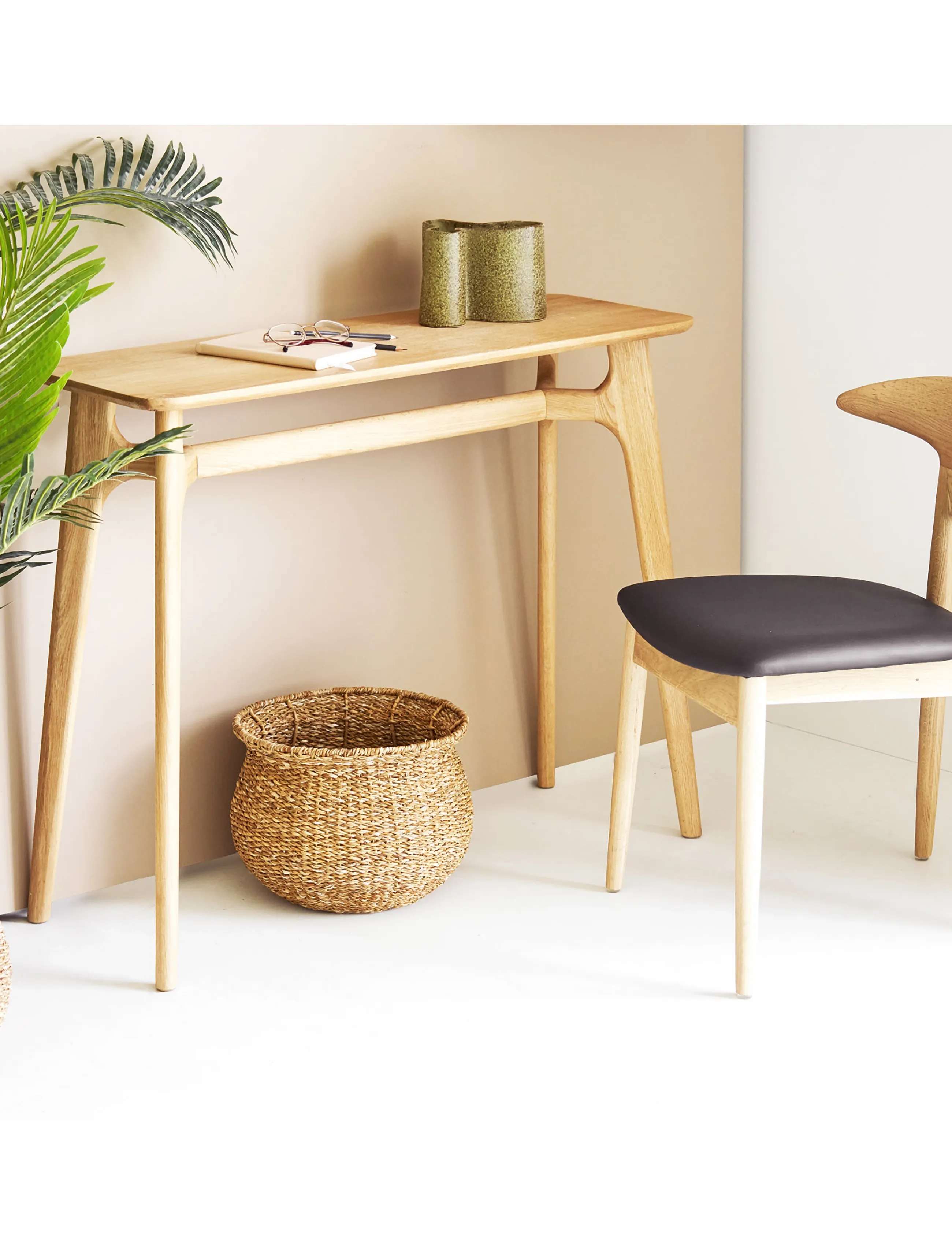 House Nordic - Rikke - Console table, oak, - küljelauad ja väikesed lauad - oak - 3