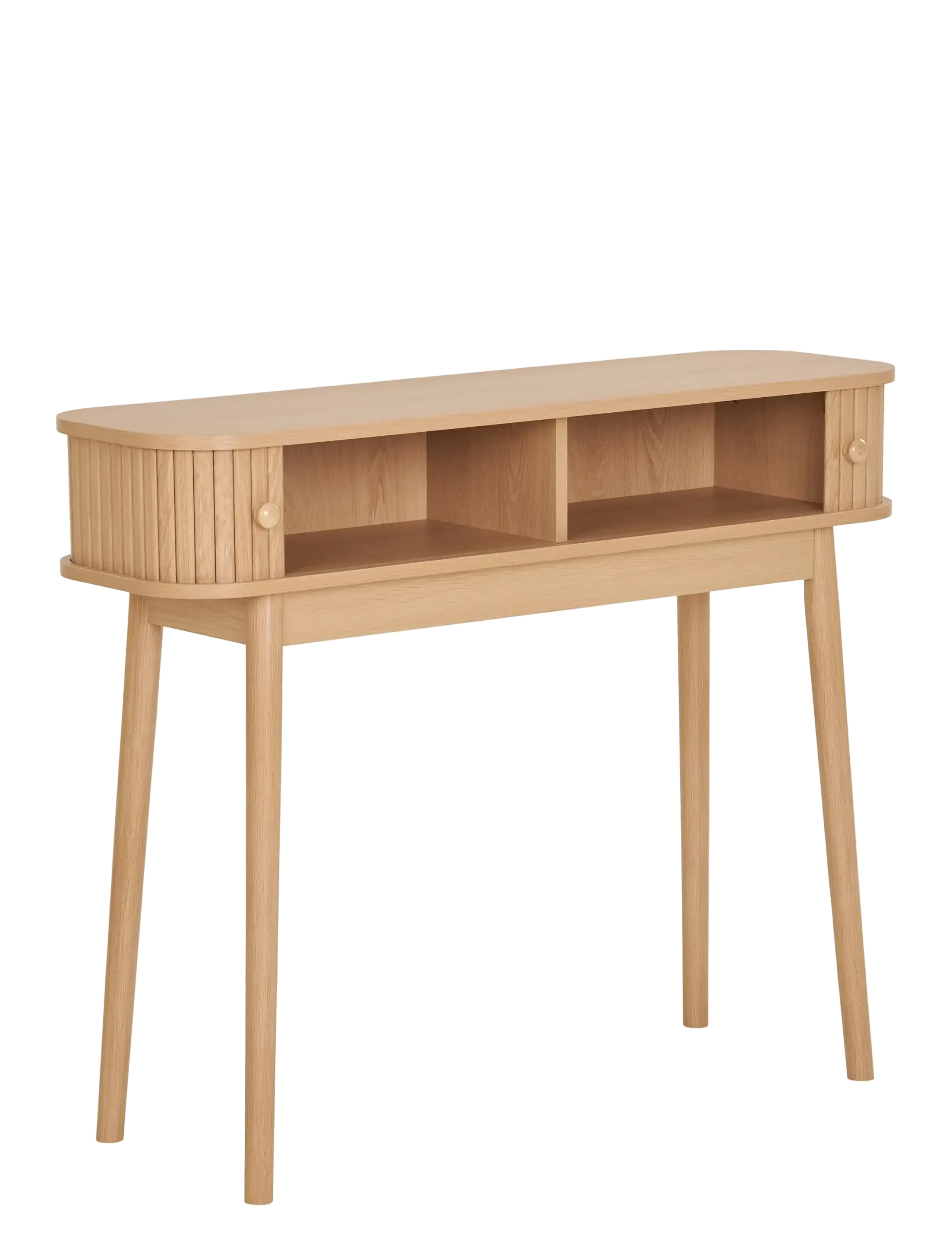 House Nordic - Tokyo Console table, 2 doors, natural , 100x30x80 cm - natural - 2