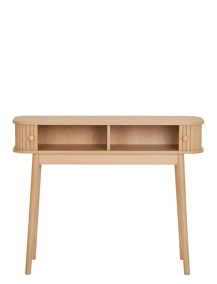House Nordic - Tokyo Console table, 2 doors, natural , 100x30x80 cm - beistelltische & kleine tische - natural - 3