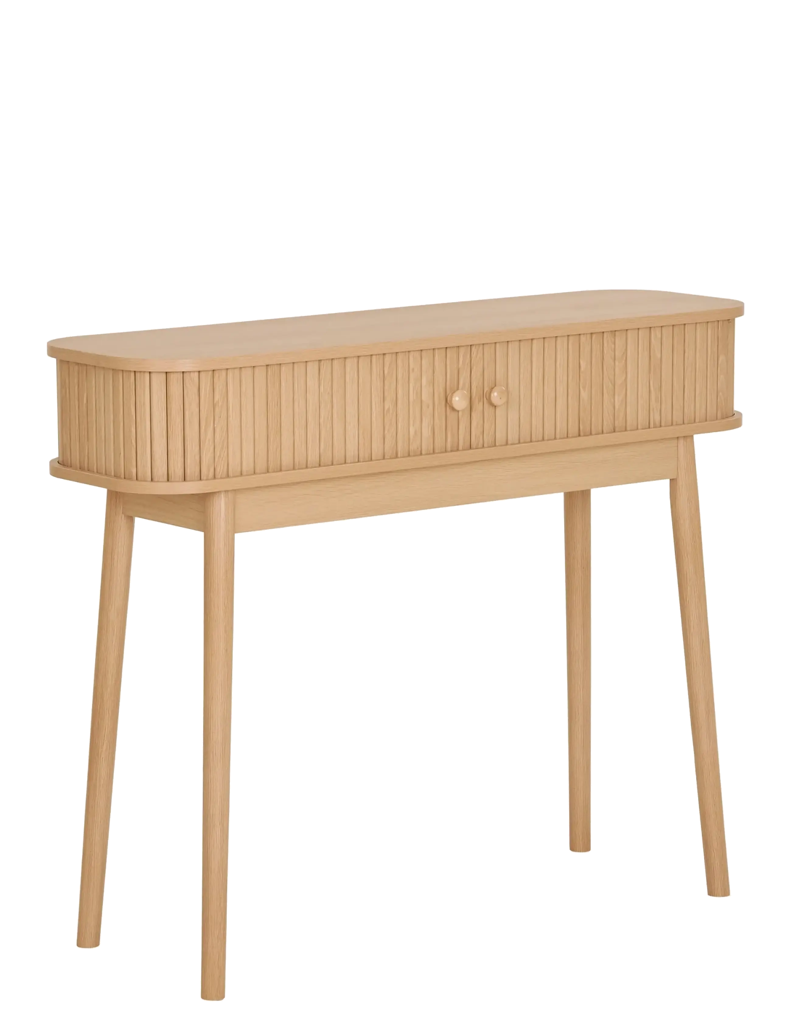 House Nordic - Tokyo Console table, 2 doors, natural , 100x30x80 cm - natural - 4