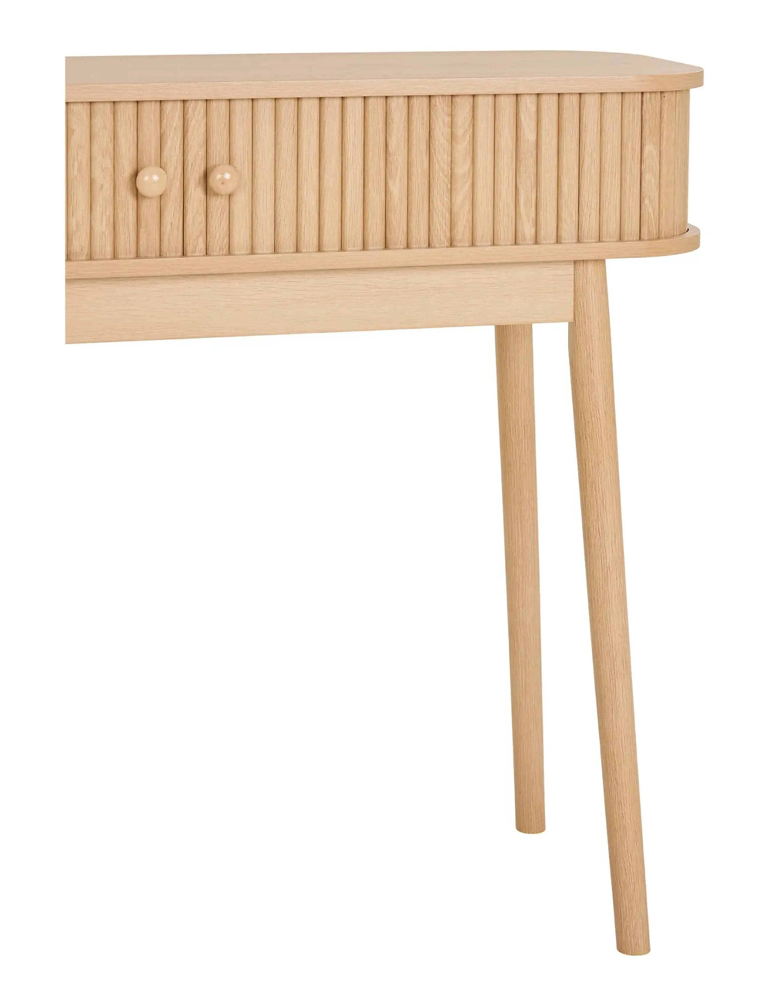 House Nordic - Tokyo Console table, 2 doors, natural , 100x30x80 cm - natural - 5