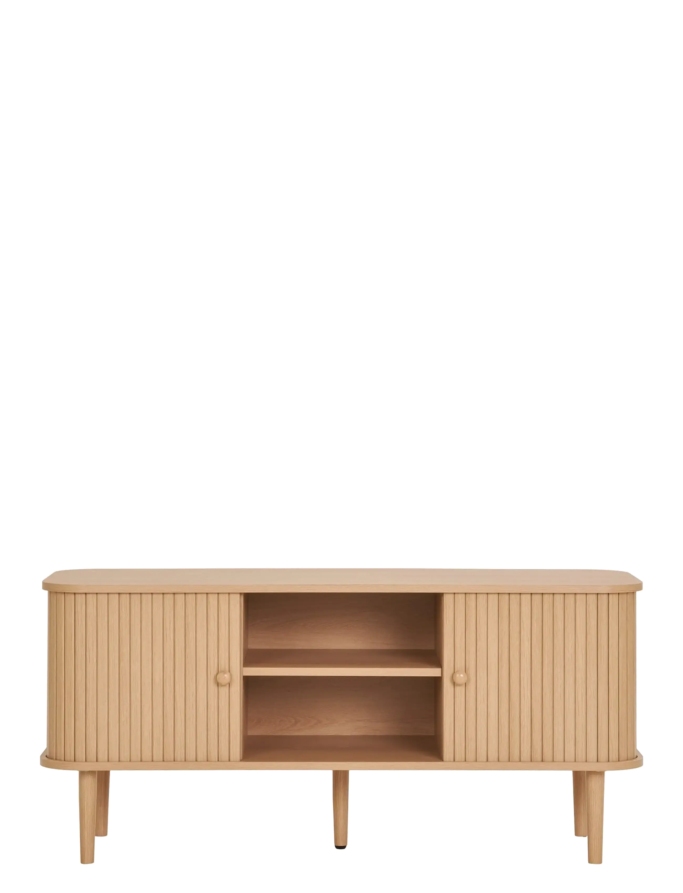 House Nordic Tokyo Tv-Bench, 2 Doors, Natural, 113X40X52 Cm, Cabinet, Str: 113X40XH51.50CM