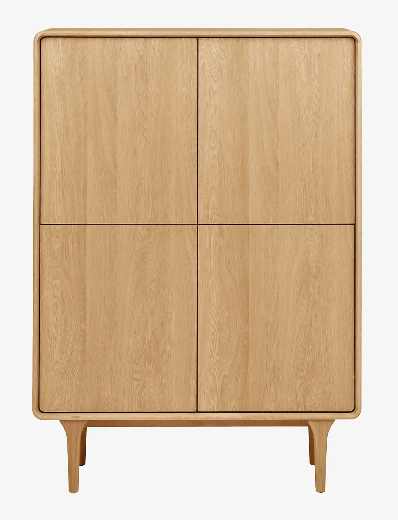 House Nordic - Ada - Cabinet, oak, 100x40x140 cm - skabe - natural - 0