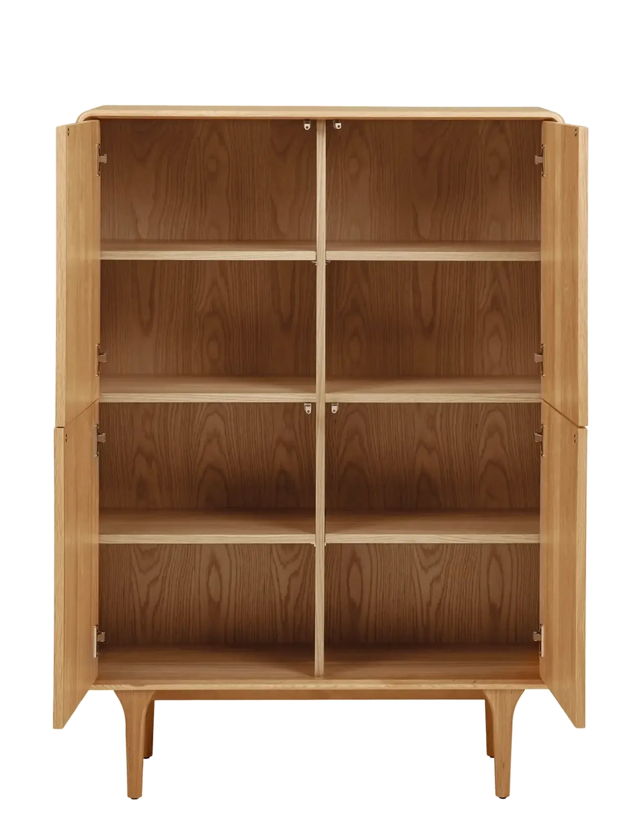 House Nordic - Ada - Cabinet, oak, 100x40x140 cm - skåp - natural - 2