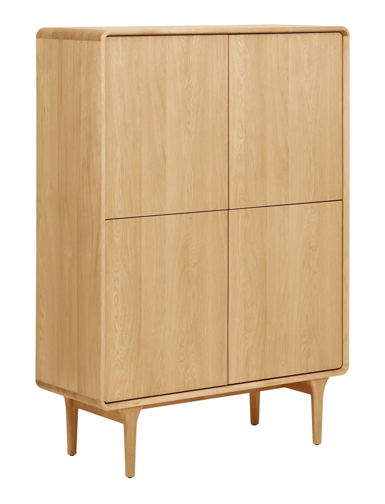 House Nordic - Ada - Cabinet, oak, 100x40x140 cm - skåp - natural - 4