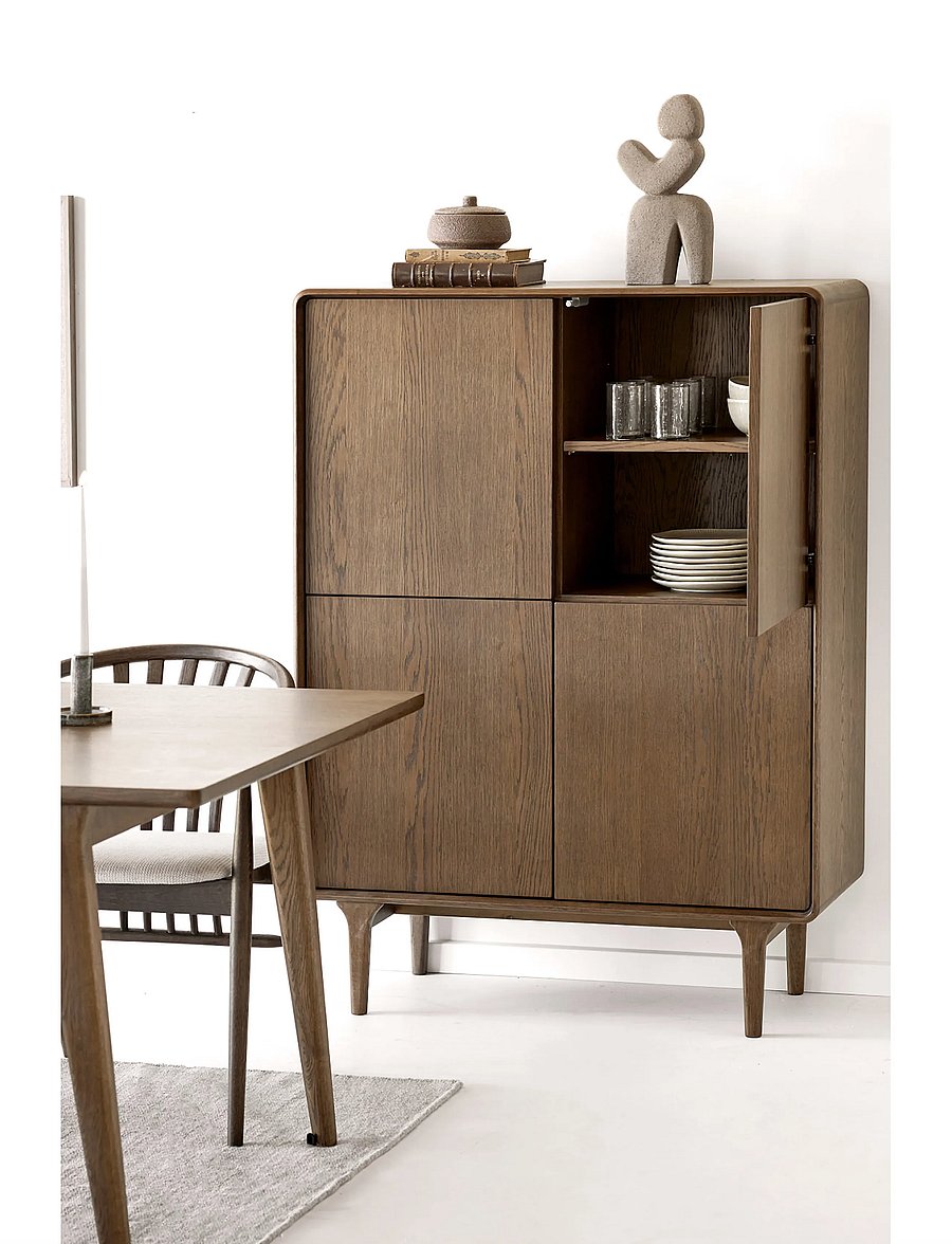 House Nordic - Ada - Cabinet, oak - skabe - dark brown - 0