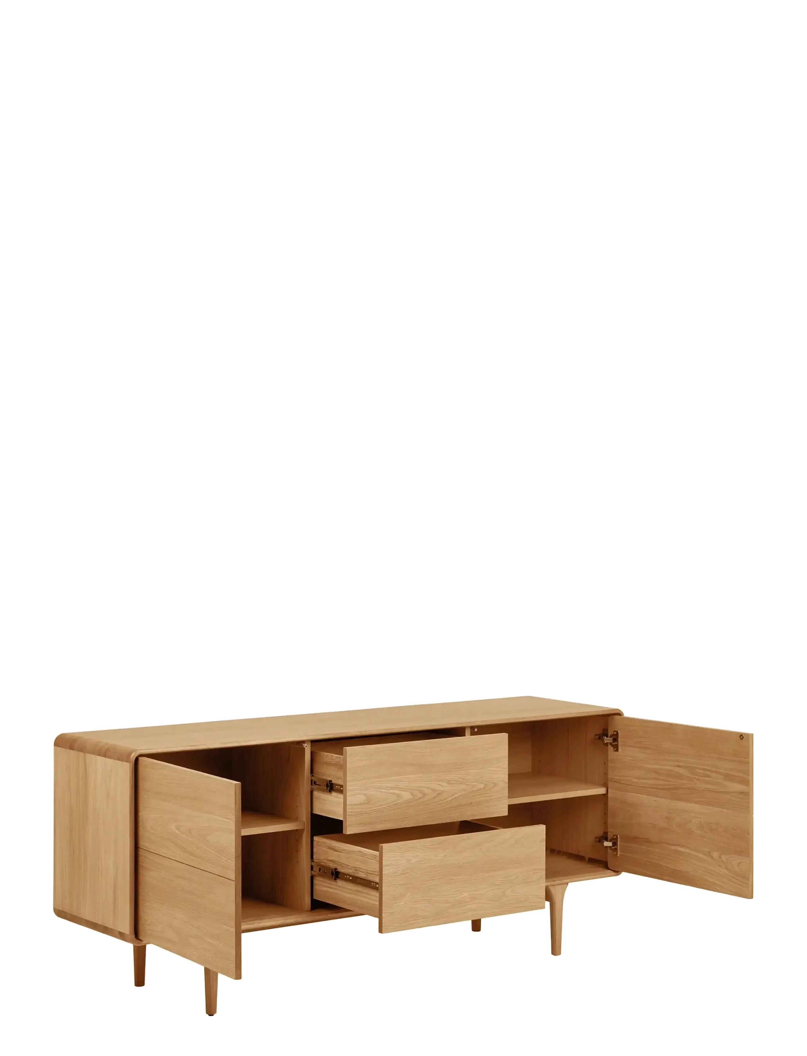 House Nordic - Ada - Sideboard, oak, 180x45x75 cm - skápar - natural - 3