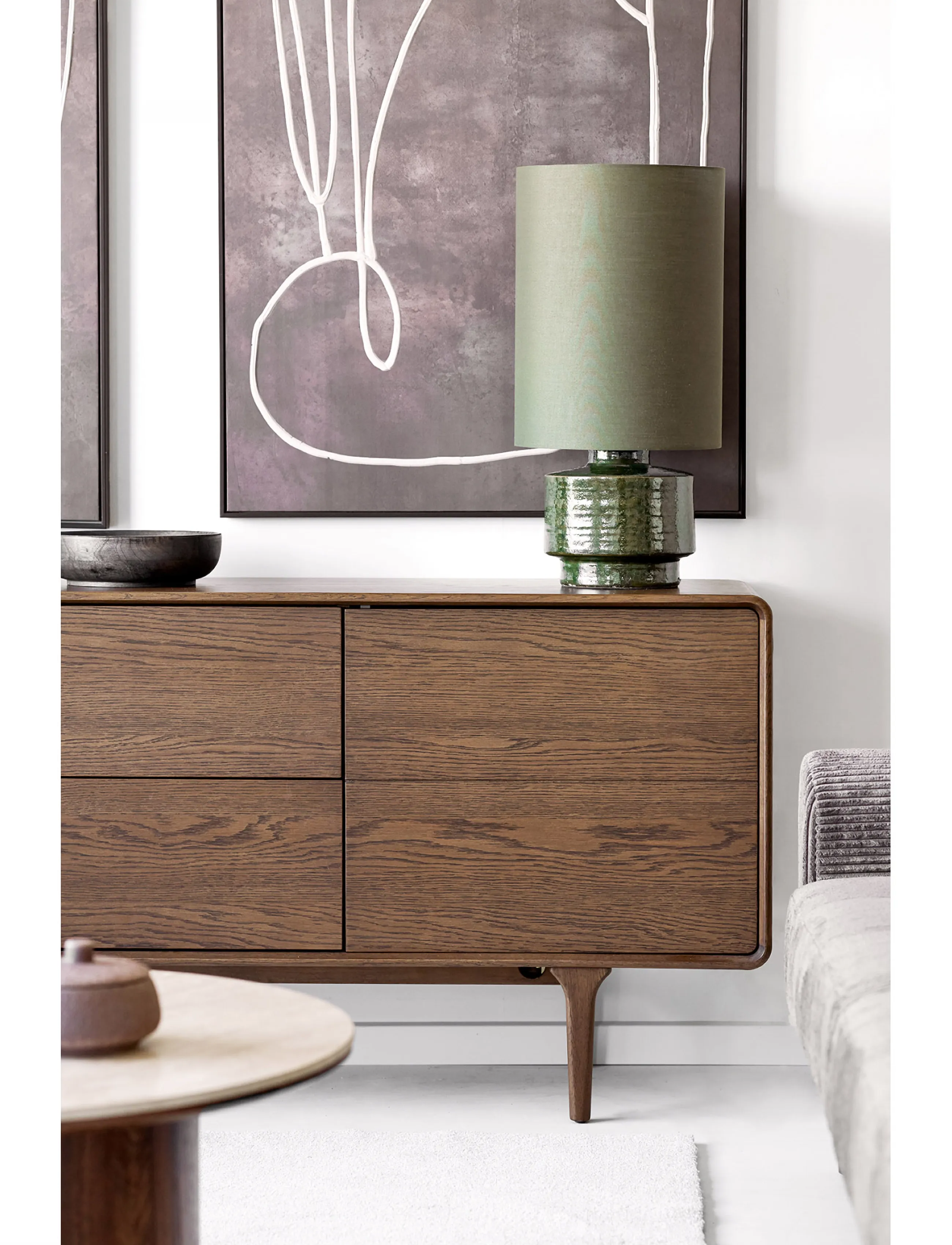 House Nordic - Ada - Sideboard, oak, - skabe - dark brown - 5