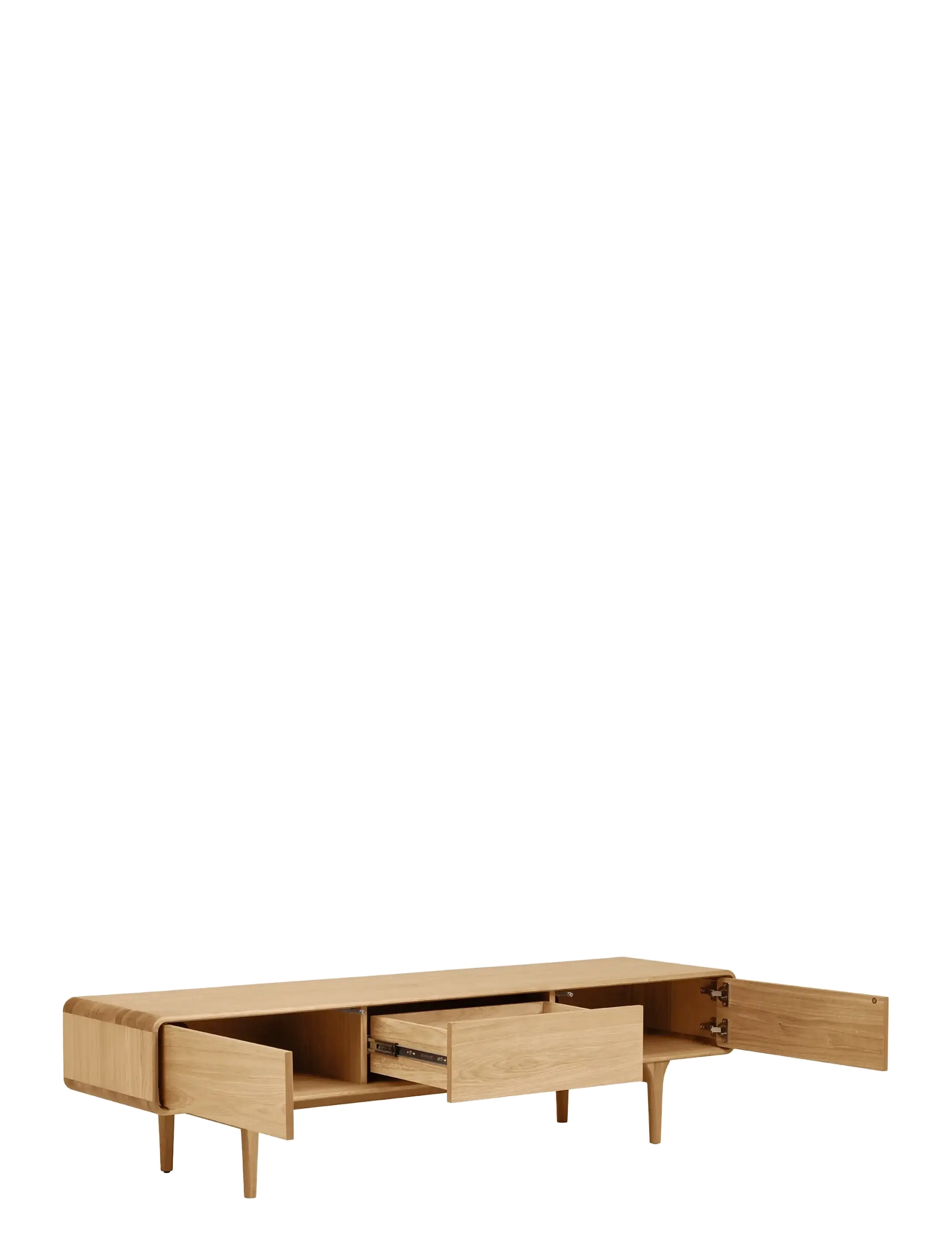 House Nordic - Ada - TV-bench, oak, 180x45x45 cm - skabe - natural - 3