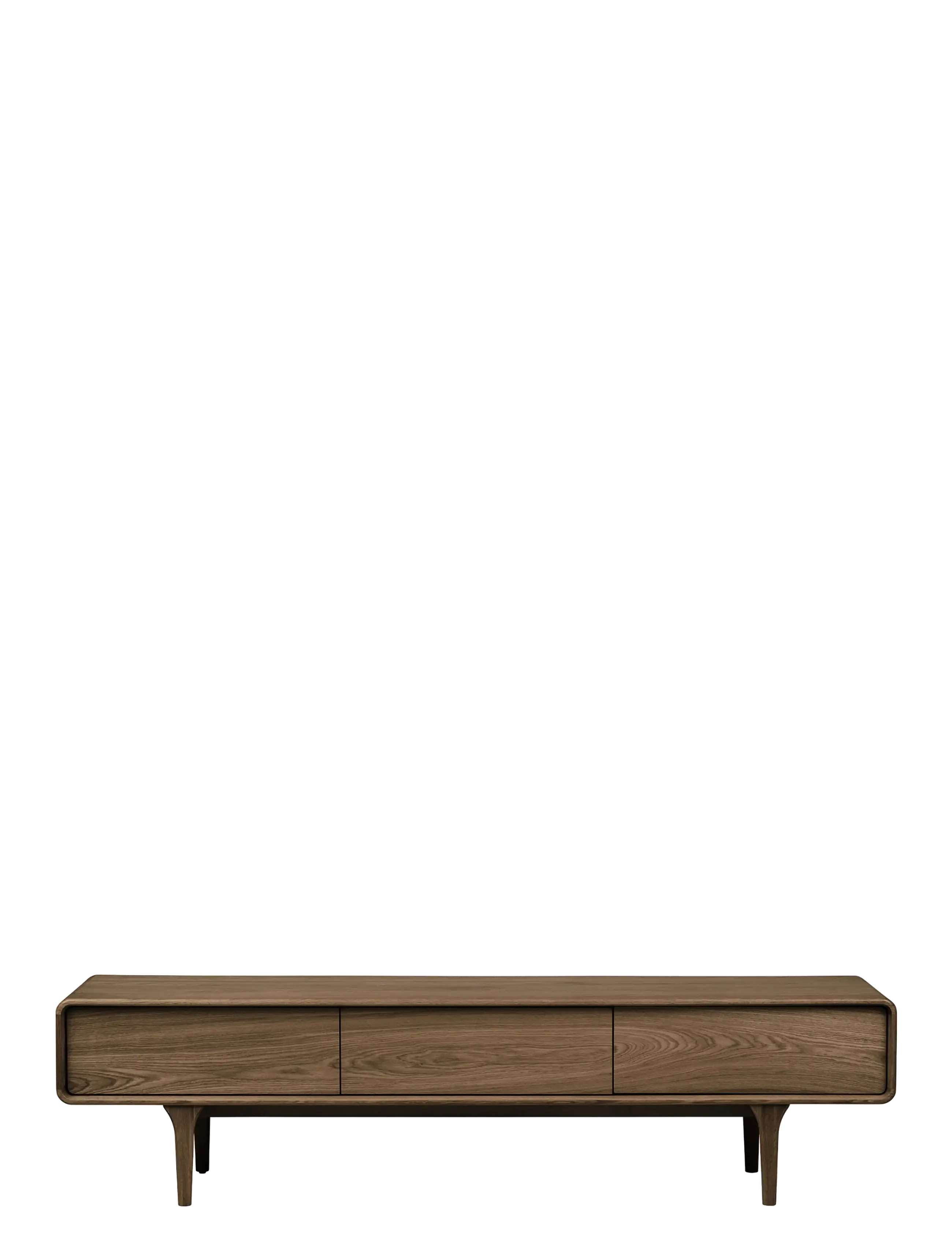 House Nordic Ada - TV-bench, oak - Skabe - DARK BROWN / brown