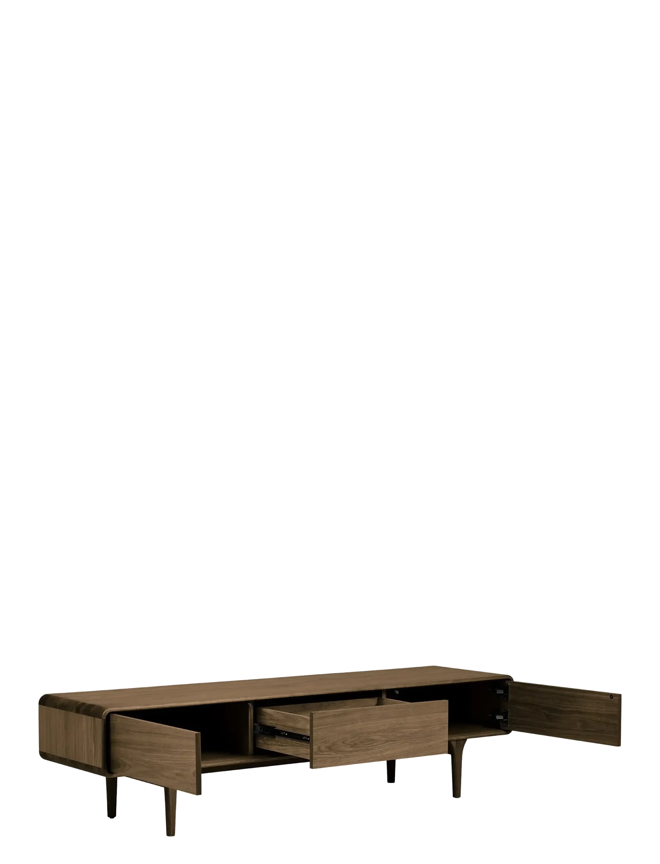 House Nordic - Ada - TV-bench, oak - dark brown - 3