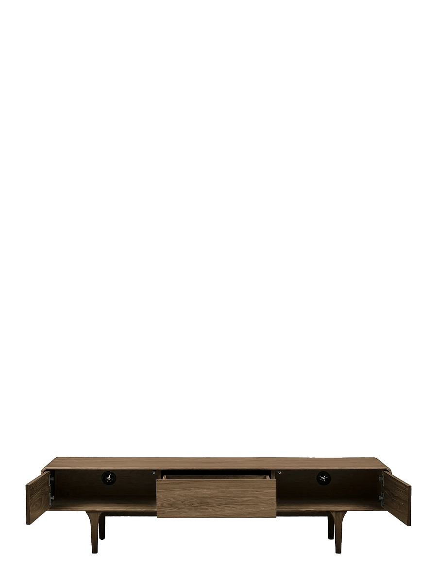 House Nordic - Ada - TV-bench, oak - skabe - dark brown - 4