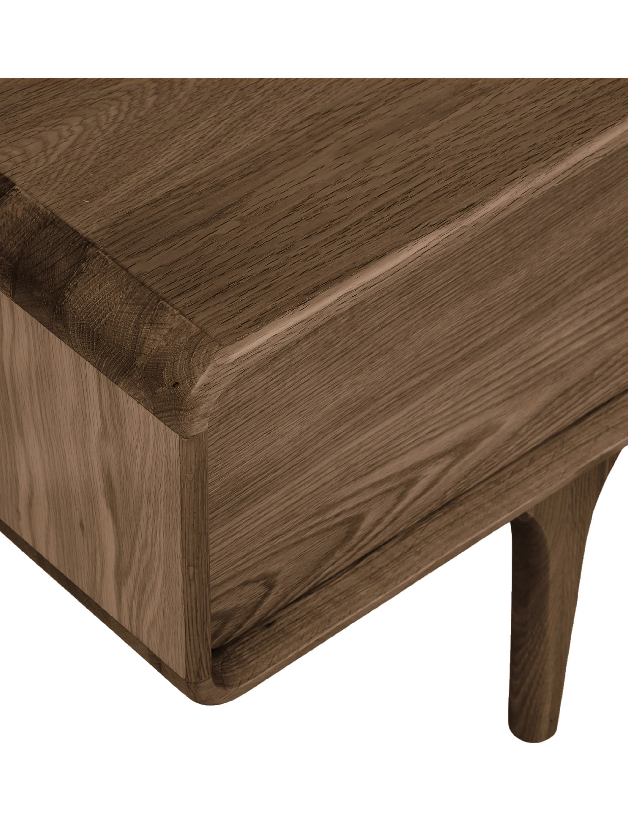 House Nordic - Ada - TV-bench, oak - dark brown - 5