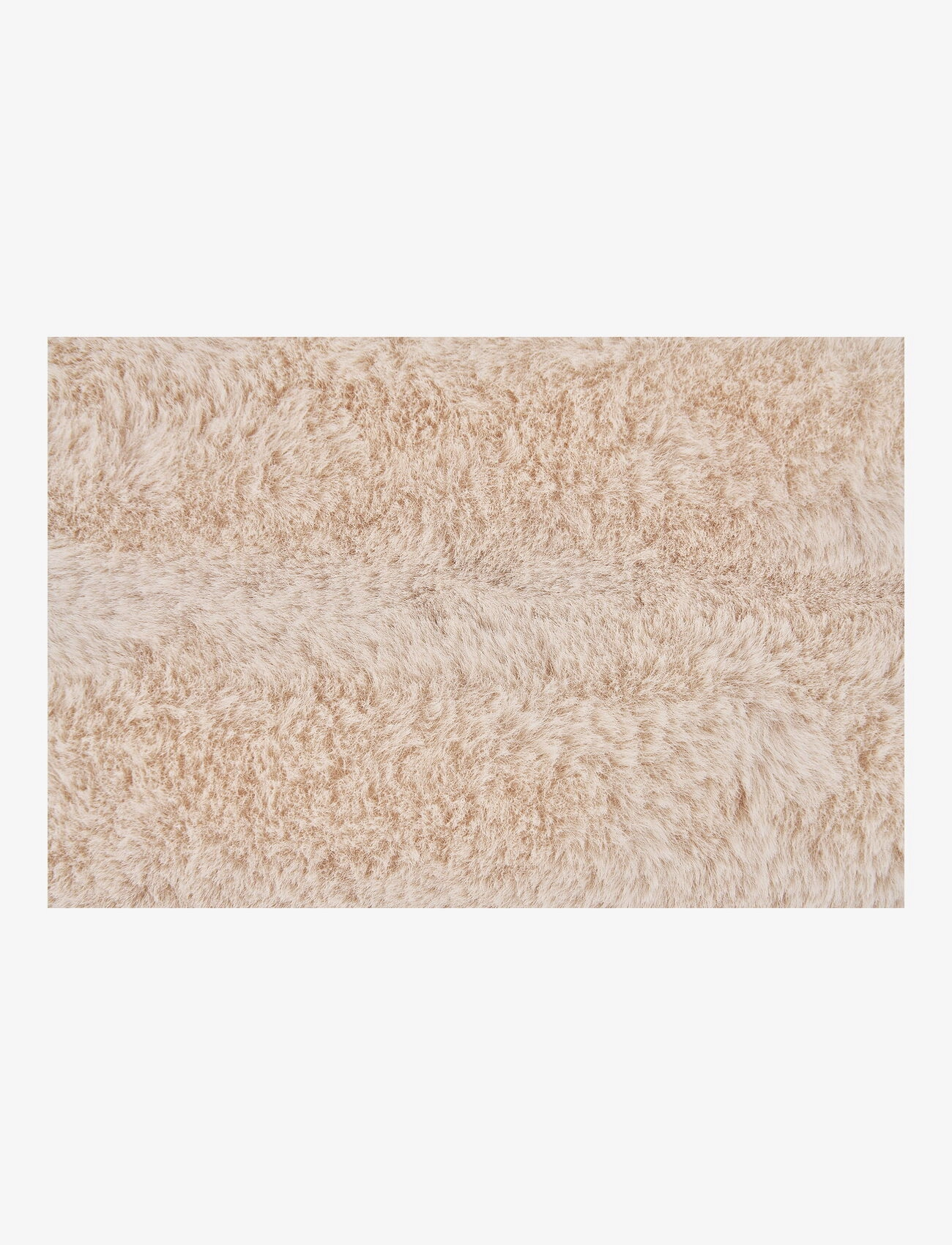 House Nordic - Elin - Blanket - Plaid, artificial fur, white 130x180 cm - Útitextíll - white - 2