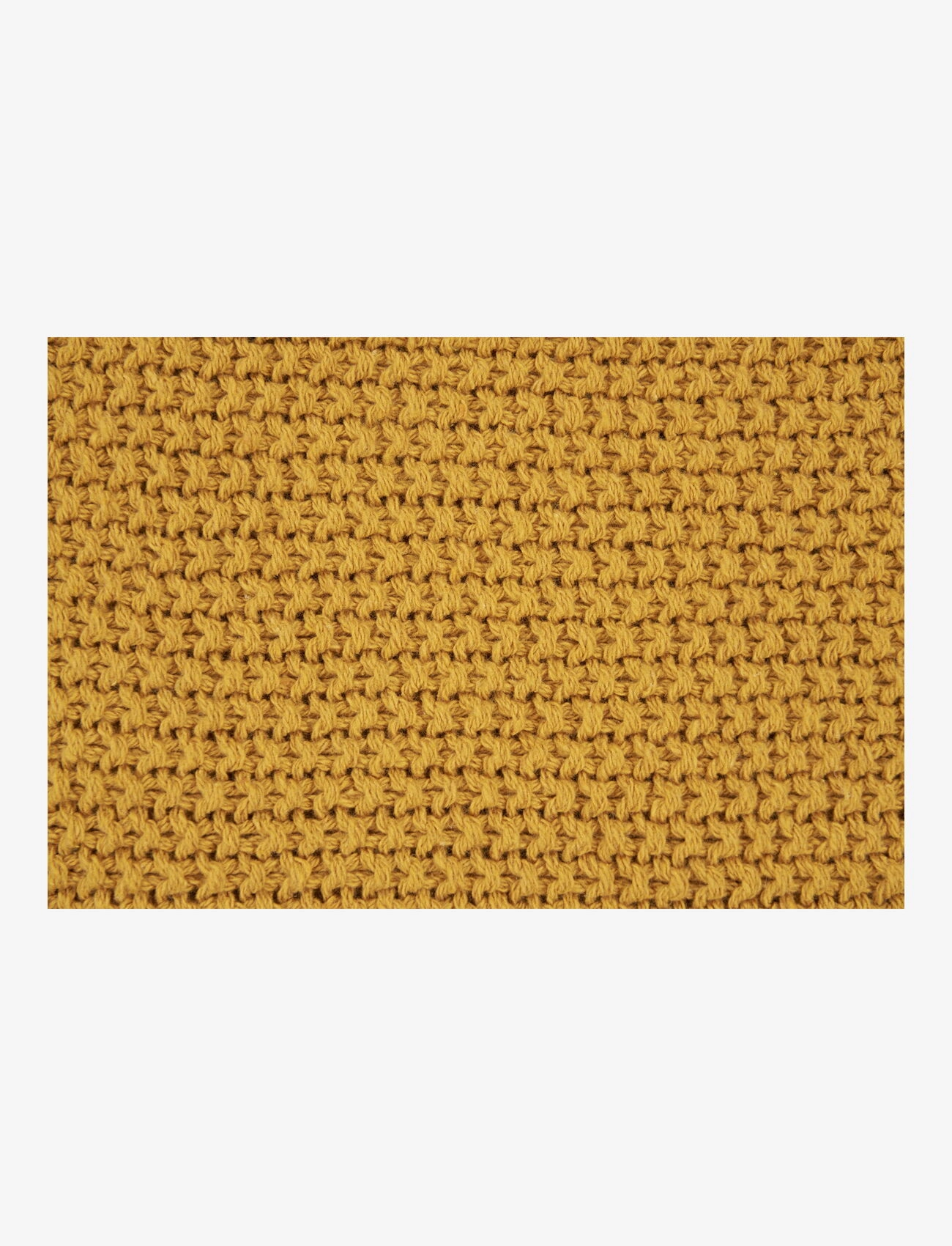 House Nordic - Nia - Blanket - Plaid, cotton, ochre 130x170 cm - blankets & throws - ocher - 2