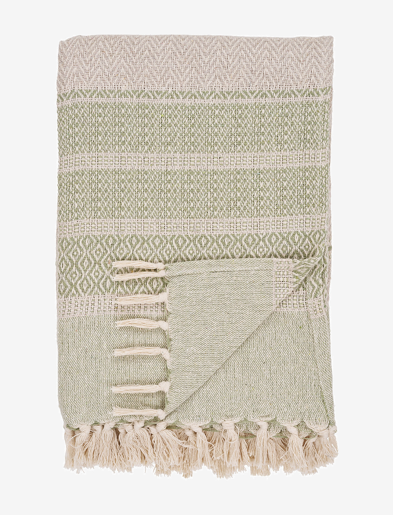 House Nordic - Yva - Plaid, green, 130x180 cm - decken - green - 0