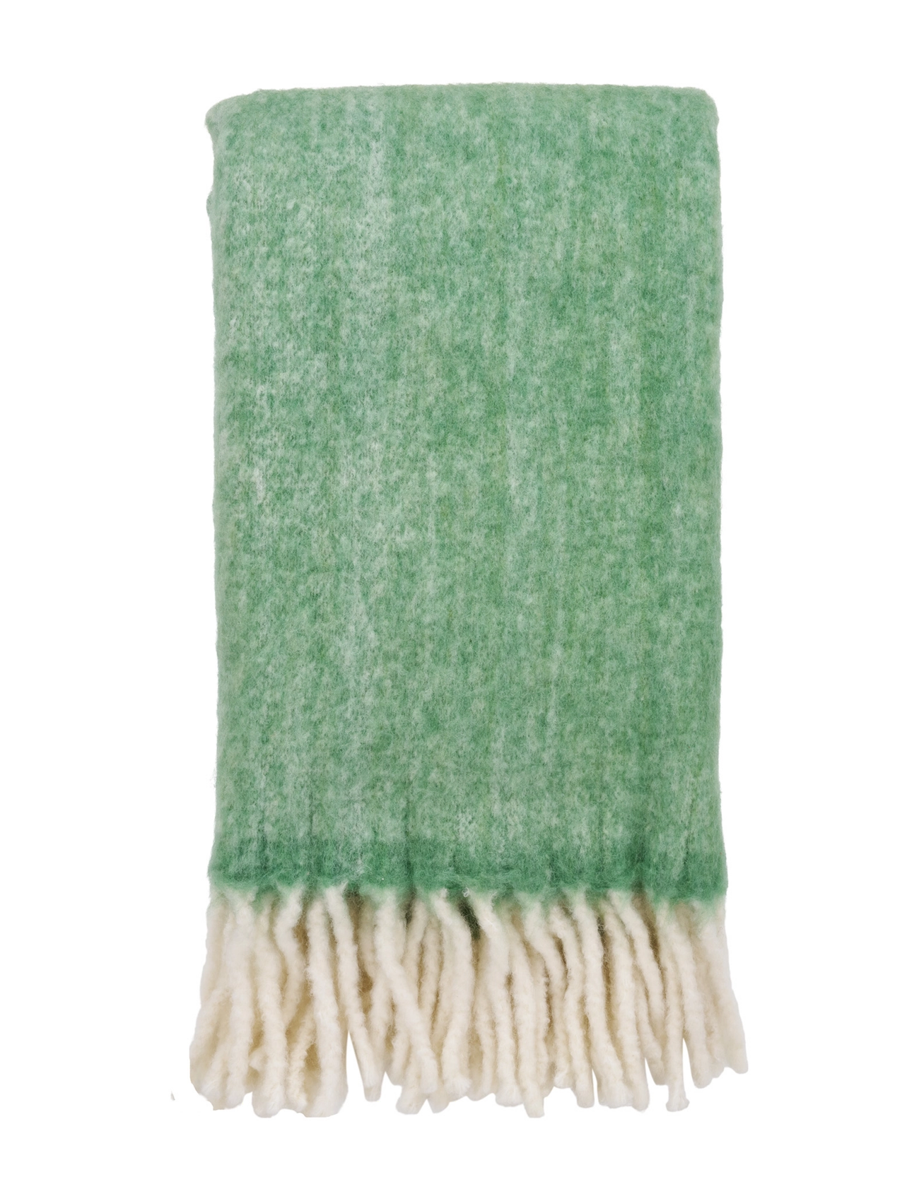 House Nordic Jani Plaid, Green, 130X170 Cm, Tæppe og plaid, Grøn, Str: 130X170CM