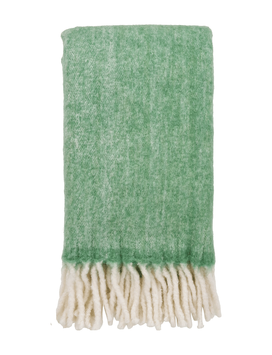 House Nordic - Jani - Plaid, green, 130x170 cm - pledi un segas - green - 1