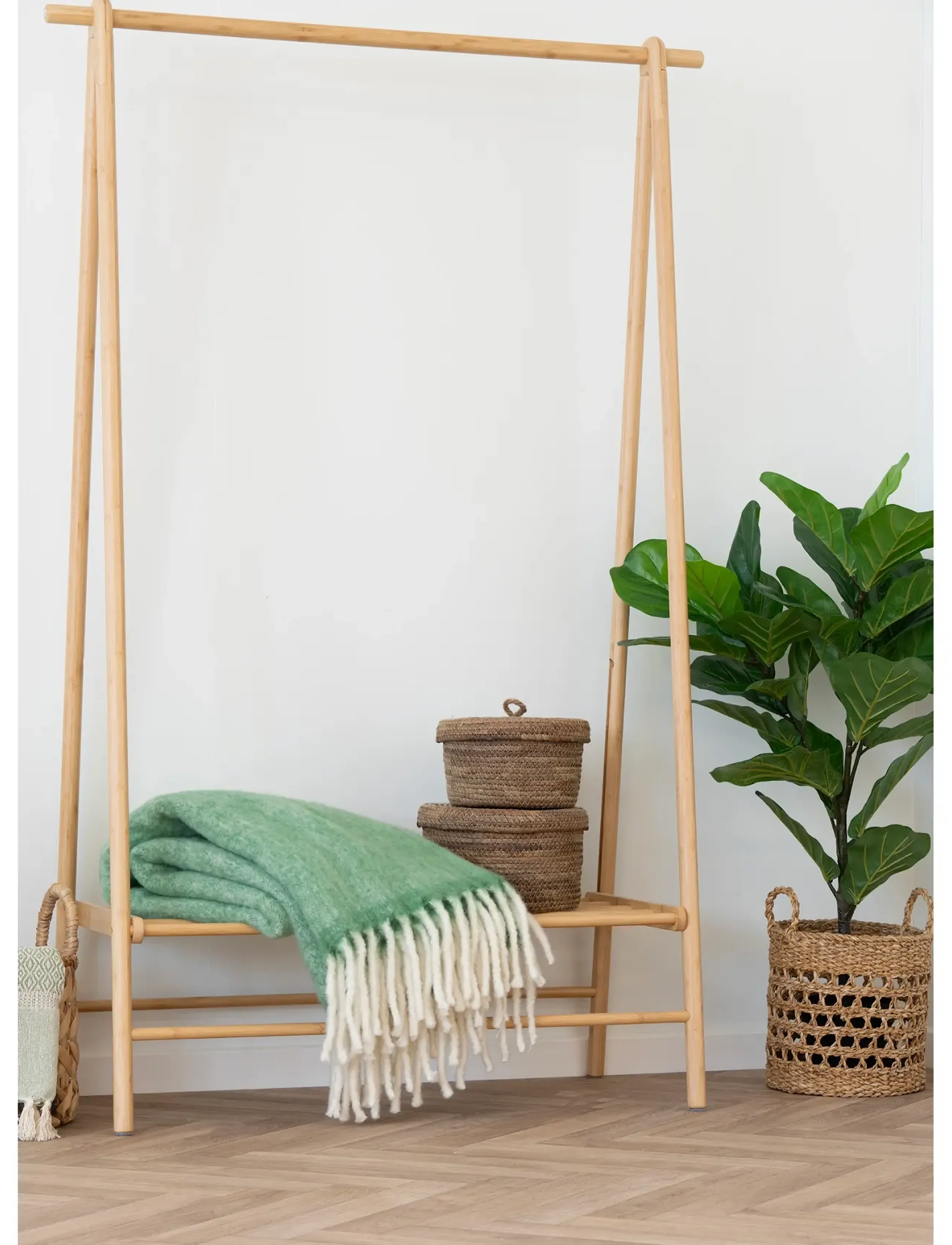 House Nordic - Jani - Plaid, green, 130x170 cm - textiles d'extérieur - green - 2