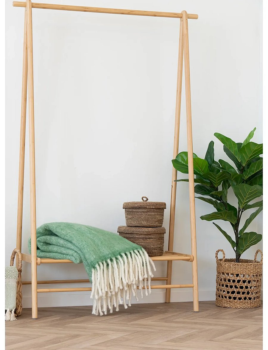 House Nordic - Jani - Plaid, green, 130x170 cm - pledi un segas - green - 2