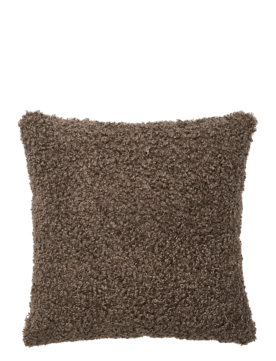 House Nordic - Juni - Cushion, bouclé, dark grey, 45x45 cm - kissen - dark grey - 1