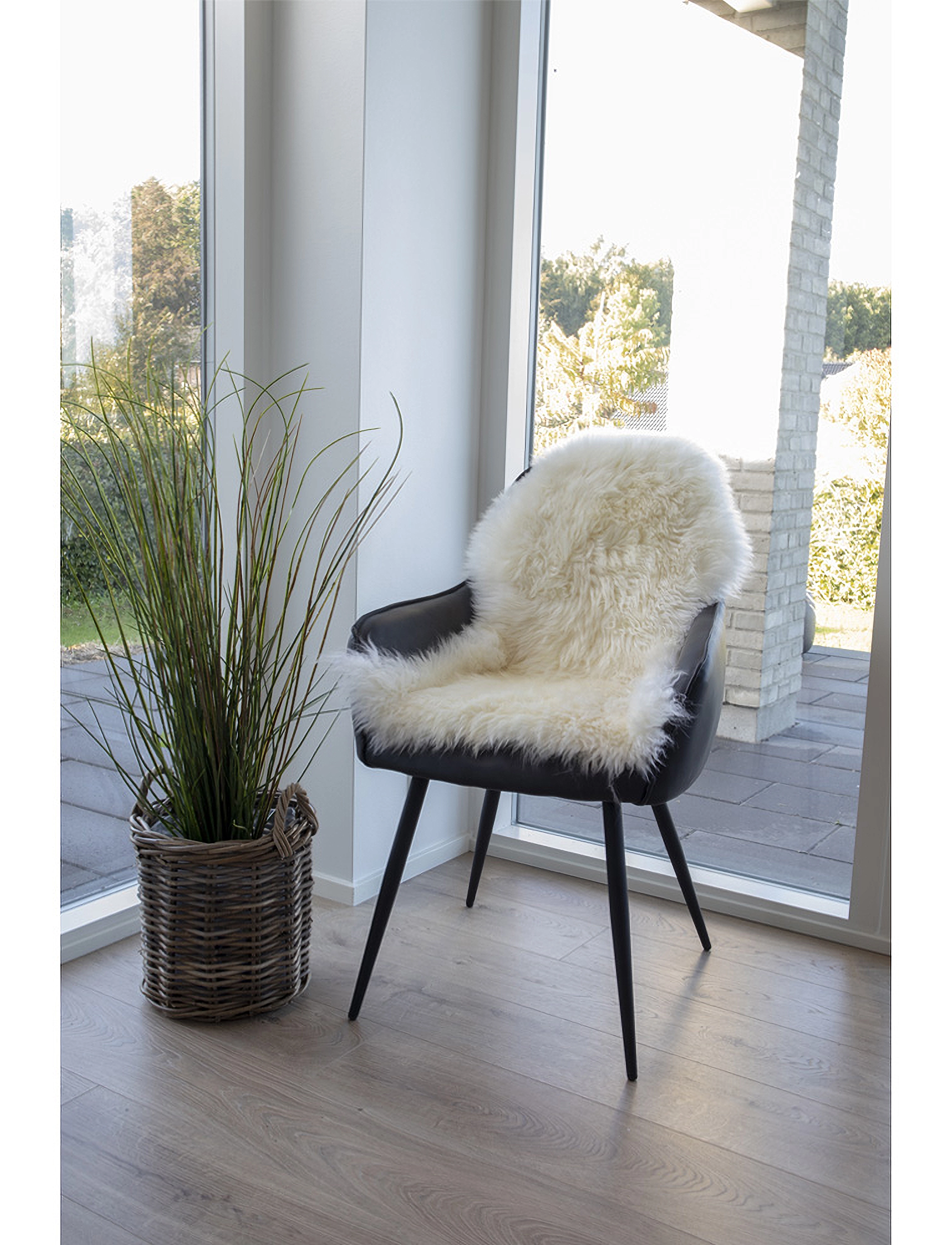 House Nordic Disa - Lambskin, Ivory, Real Lambskin, 50X85 cm, 5X50X85 cm, White, Tæpper Og Tæpper > Andre Tæpper, Unisex
