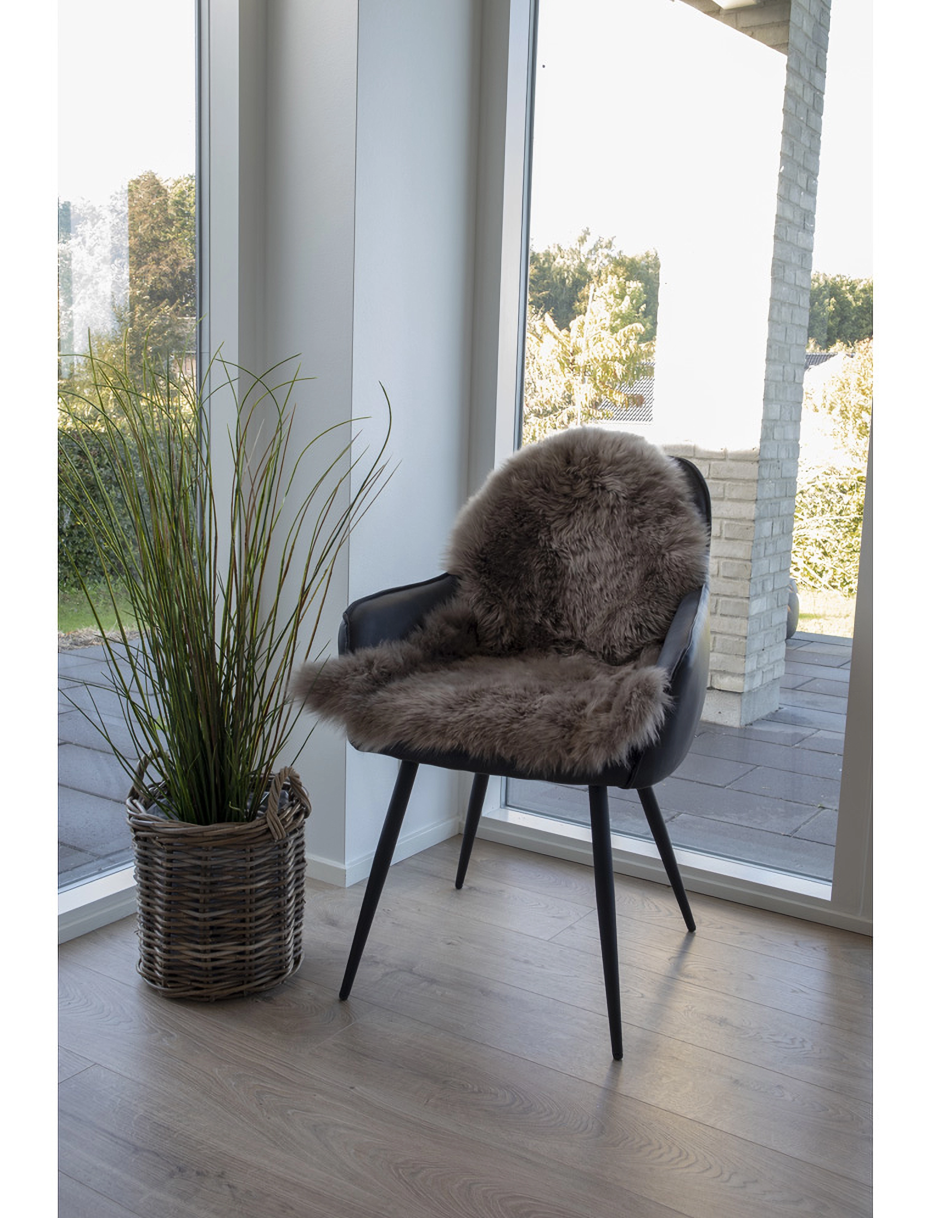 House Nordic Disa - Lambskin, Mushroom, Real Lambskin, 50X85 cm, 5X50X85 cm, Brown, Tæpper Og Tæpper > Andre Tæpper, Unisex