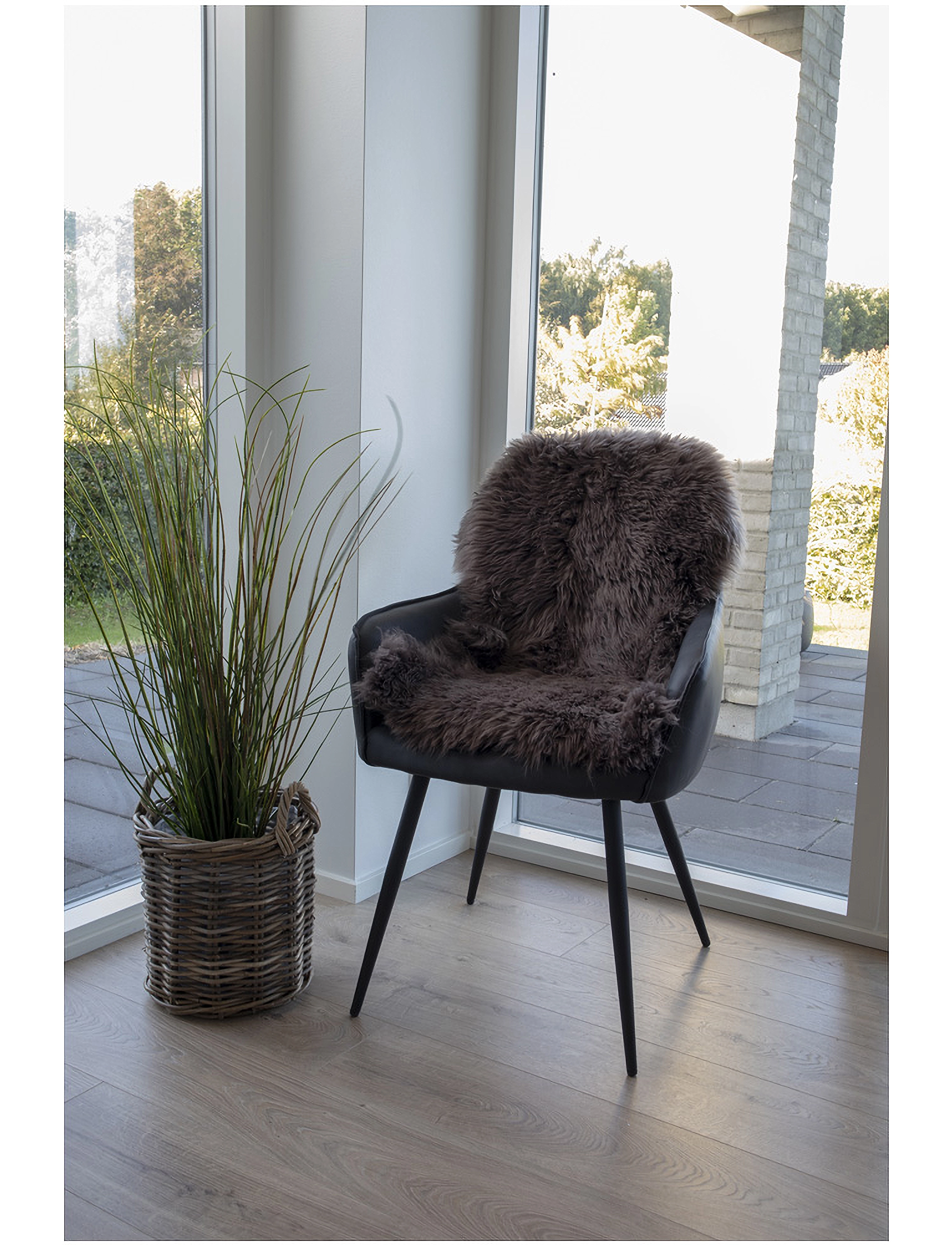 House Nordic Disa - Lambskin, Brown, Real Lambskin, 50X85 cm, 5X50X85 cm, Brown, Tæpper Og Tæpper > Andre Tæpper, Unisex