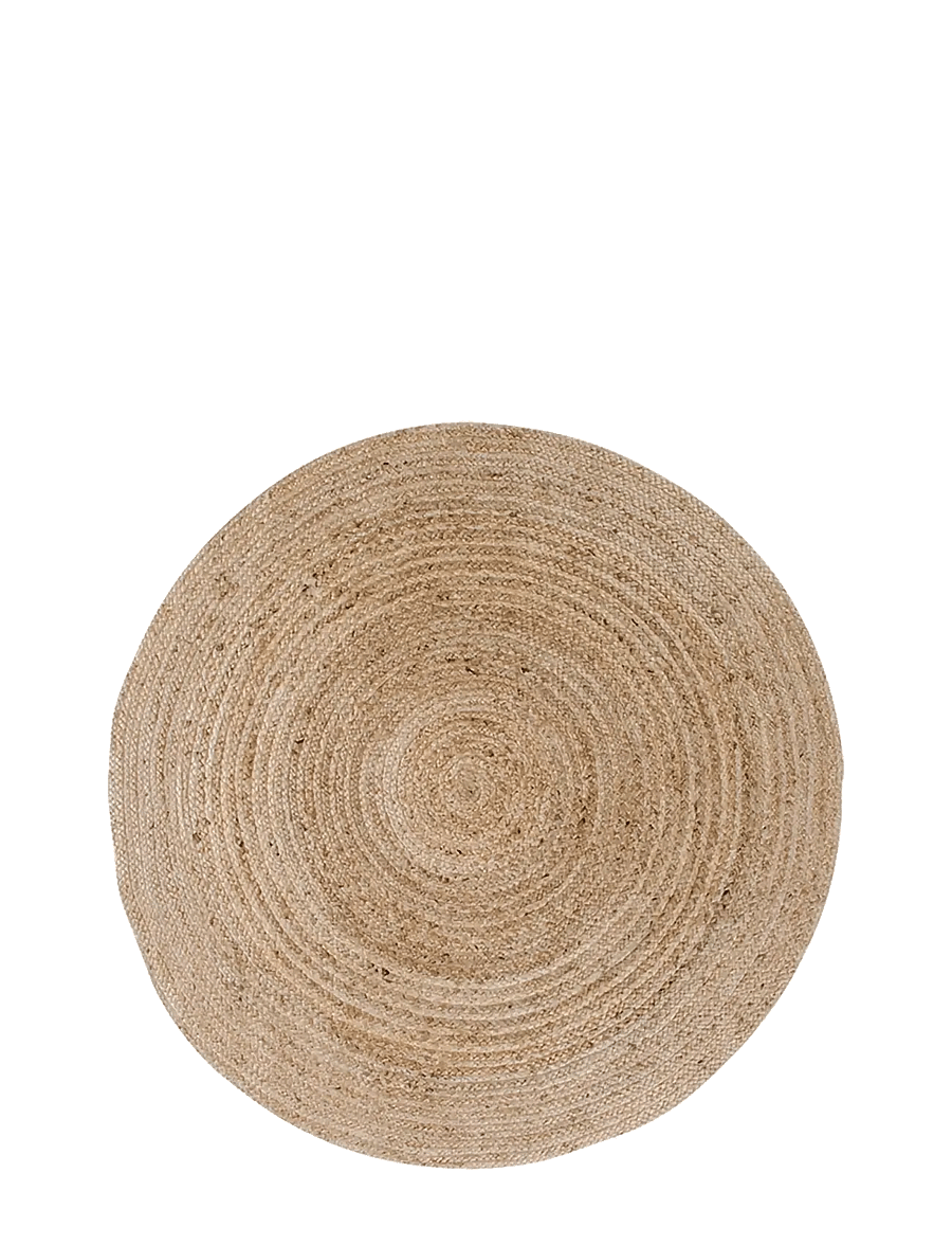 House Nordic - Rina - Rug, braided jute, nature ø90 cm - andere teppiche - natural - 2