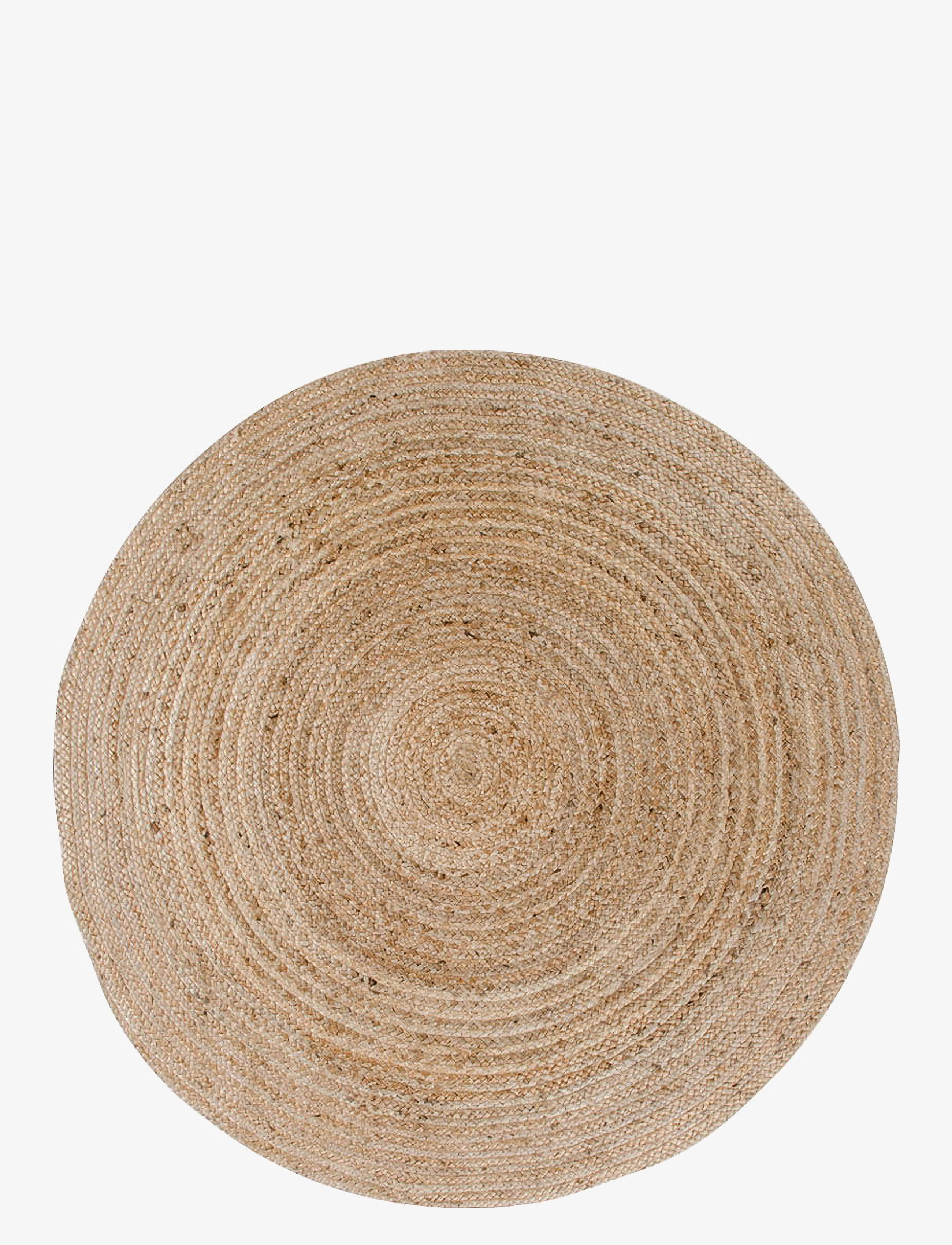 House Nordic Rina Rug, Braided Jute, Bomuldsmåtte og kludetæppe, Str: Ø 150 CM