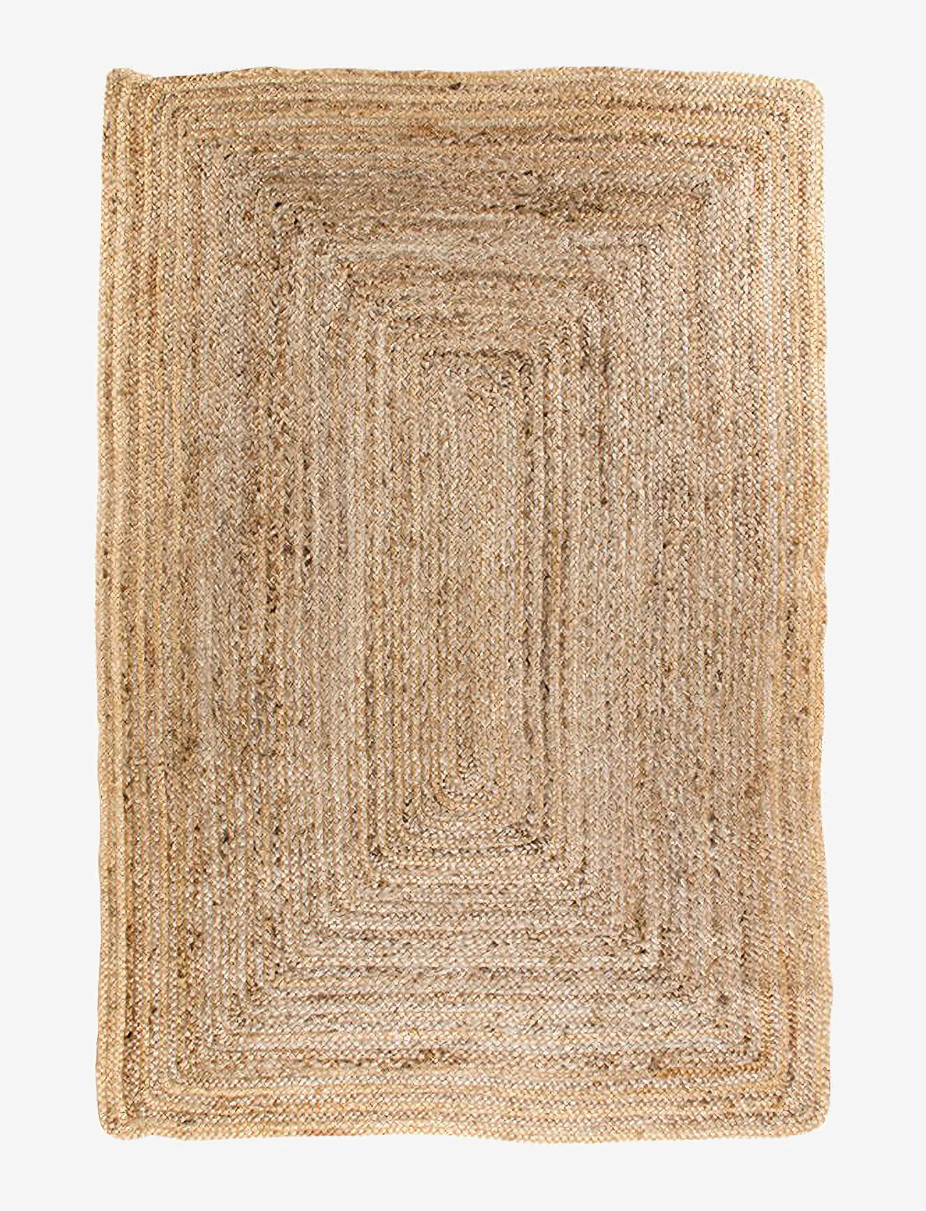 House Nordic Rina - Rug, braided jute, nature 65x135 cm - Bomullsmattor & Trasmattor - NATURAL / beige