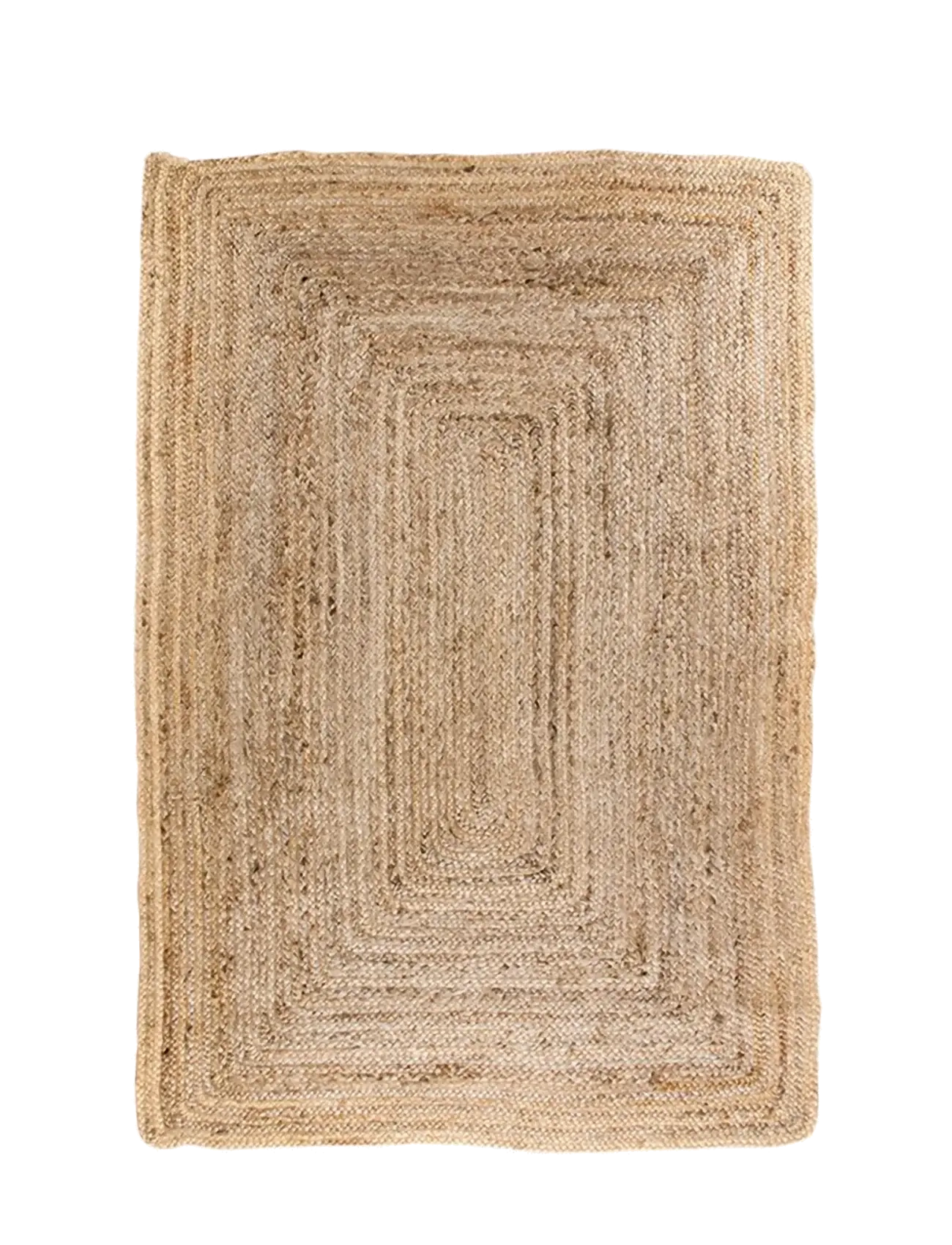 House Nordic - Rina - Rug, braided jute, nature 60x90 cm - laveste priser - natural - 1