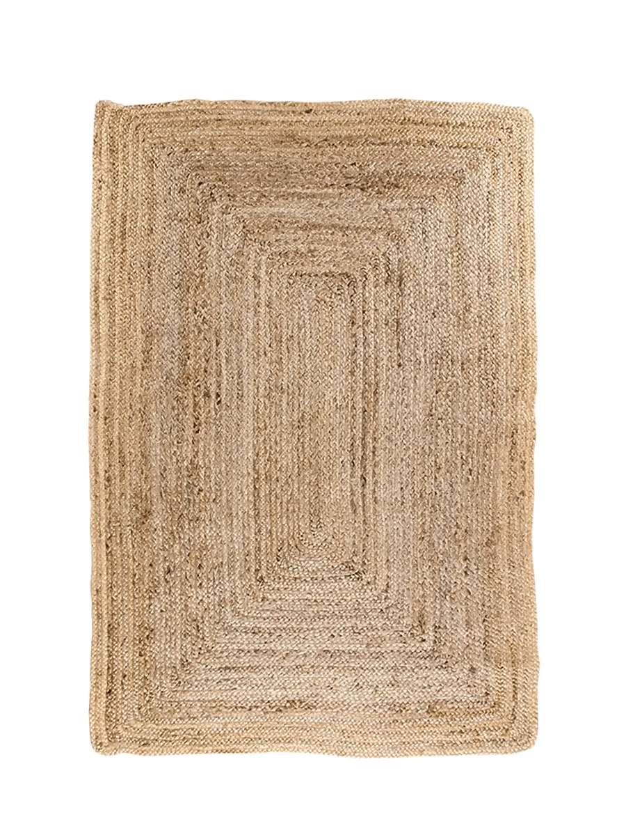 House Nordic - Rina - Rug, braided jute, nature 60x90 cm - andere teppiche - natural - 1