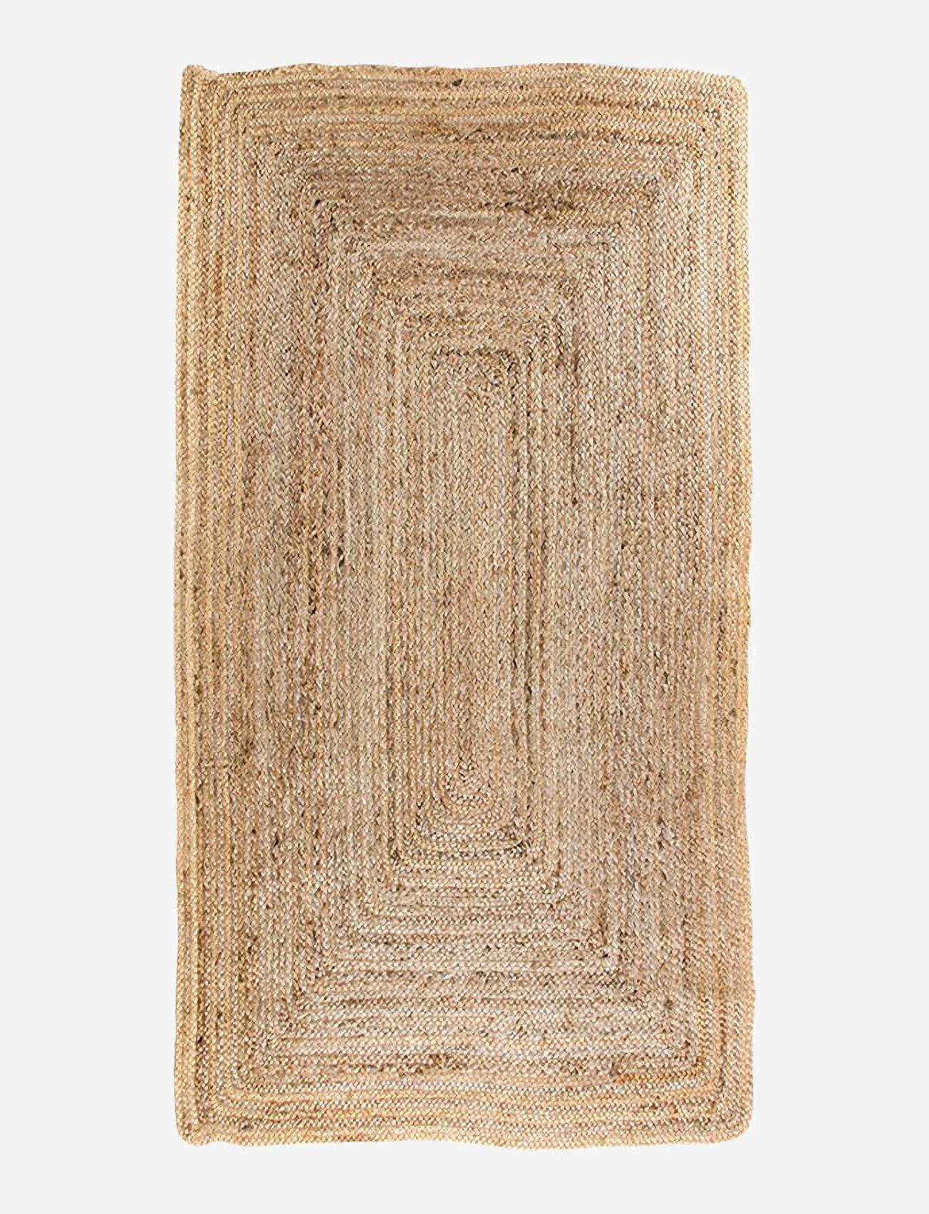 House Nordic - Rina - Rug, braided jute, nature 65x135 cm - vaibad - natural - 0